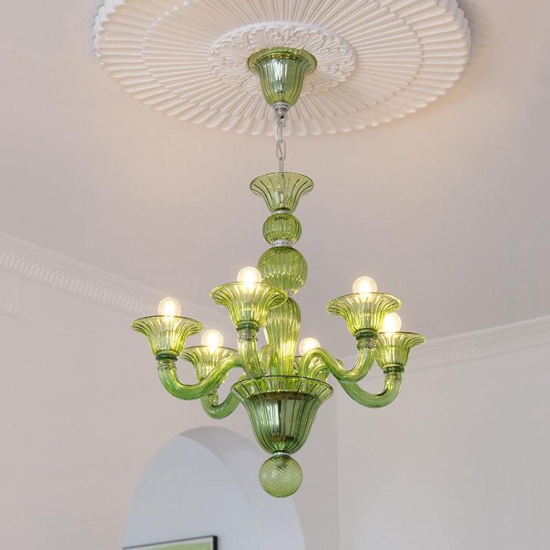Aurora Chandelier Murano Glass Exotic - Blowlighting