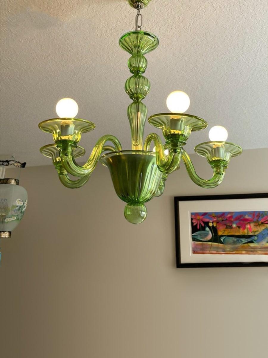 Aurora Chandelier Murano Glass Exotic - Blowlighting
