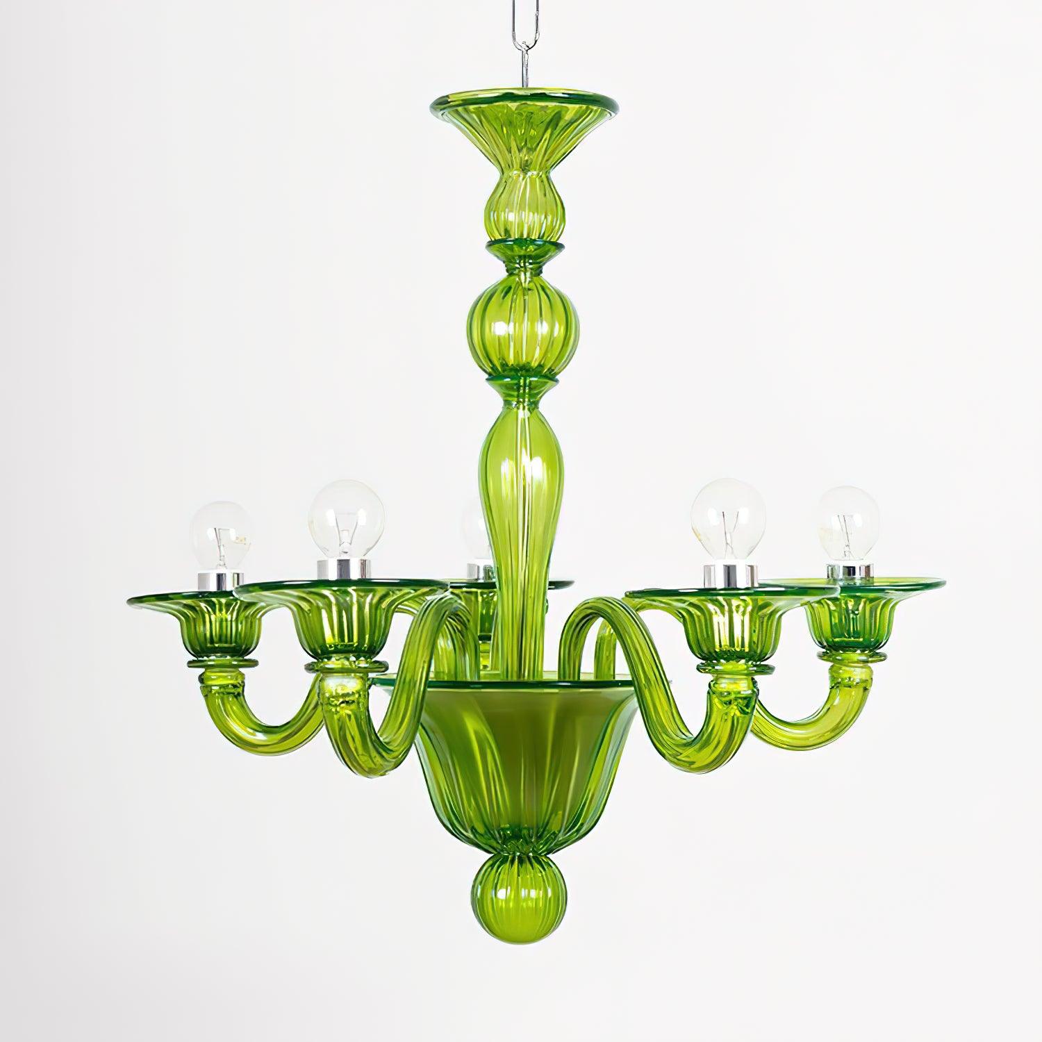 Aurora Chandelier Murano Glass Exotic - Blowlighting