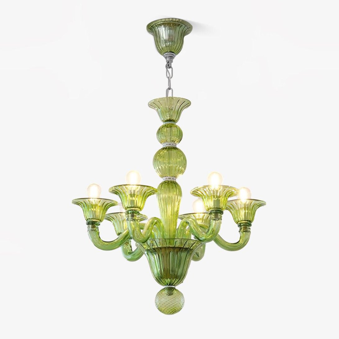 Aurora Chandelier Murano Glass Exotic - Blowlighting