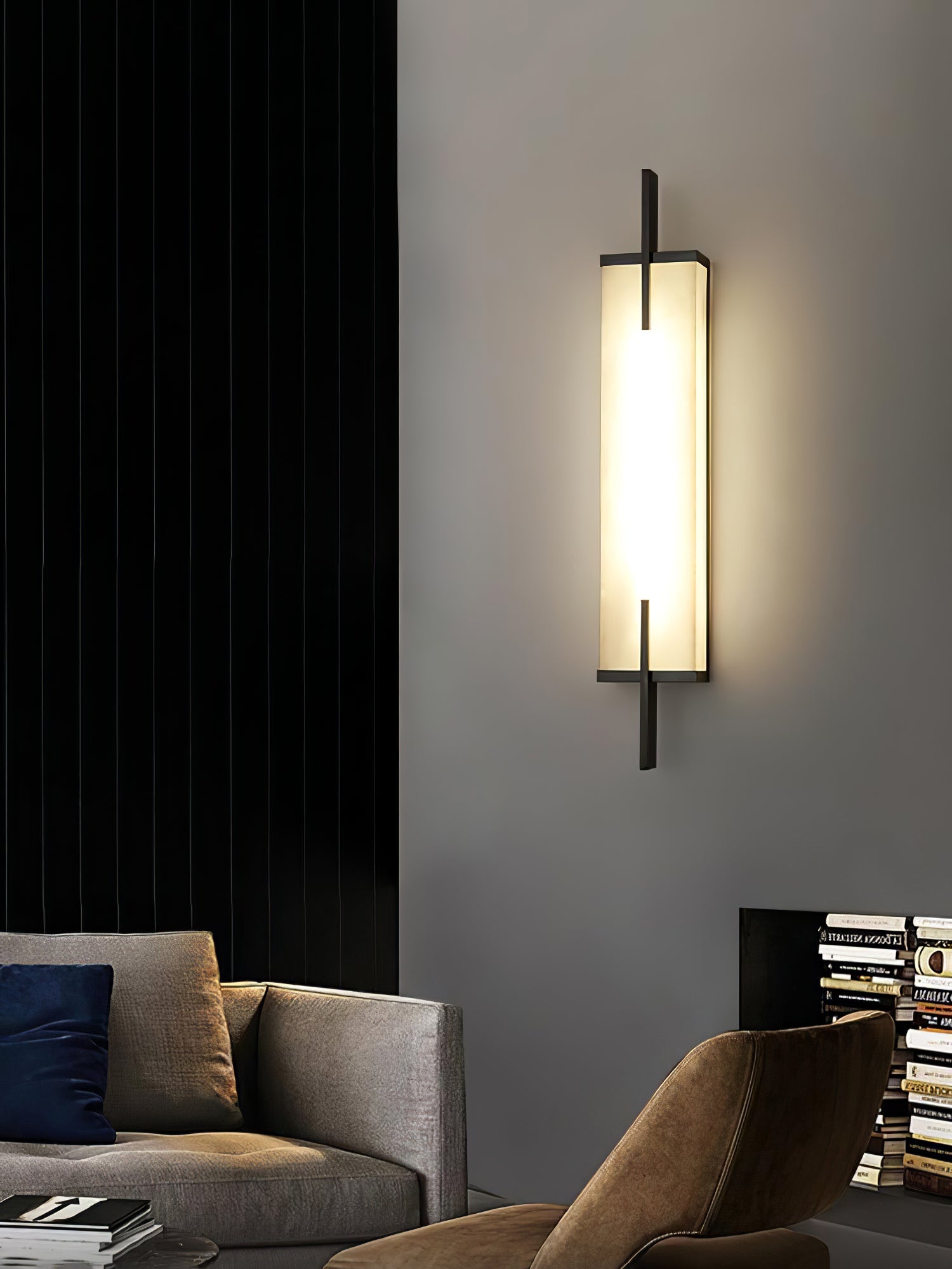 Aurcarir Rectangular Alabaster Wall Light - Blowlighting
