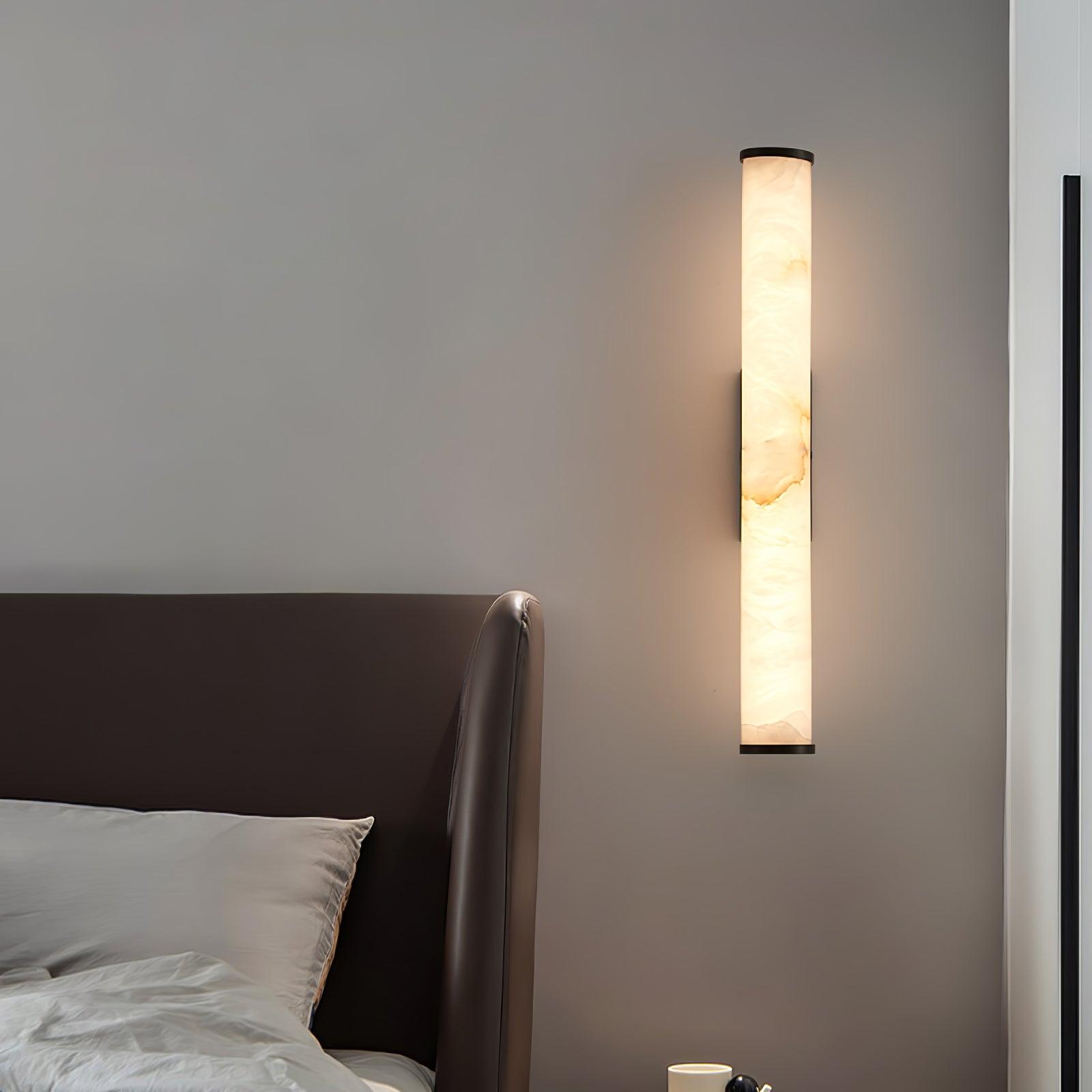 Nyvynor Rectangular Alabaster Wall Light - Blowlighting