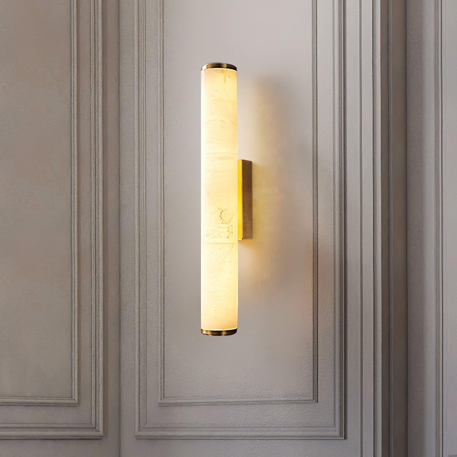 Nyvynor Rectangular Alabaster Wall Light - Blowlighting
