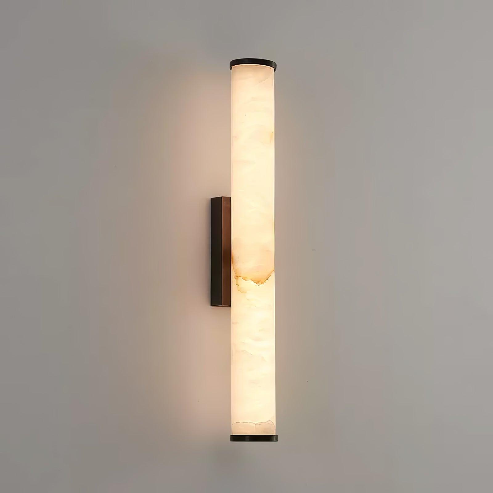 Nyvynor Rectangular Alabaster Wall Light - Blowlighting