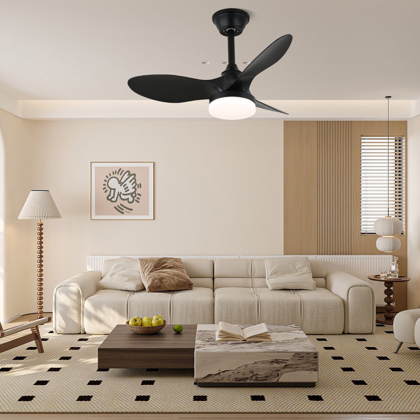 Aelric Modern Ceiling Fan Light - Blowlighting