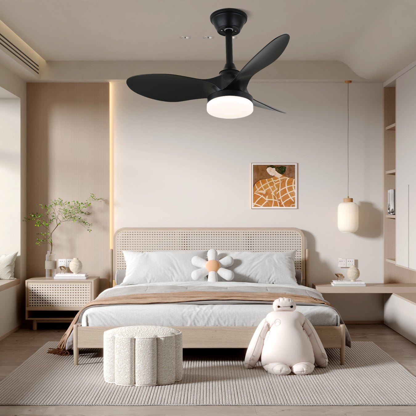 Aelric Modern Ceiling Fan Light - Blowlighting