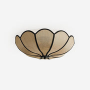 Camellia Rustic Plant Fiber Ceiling Light