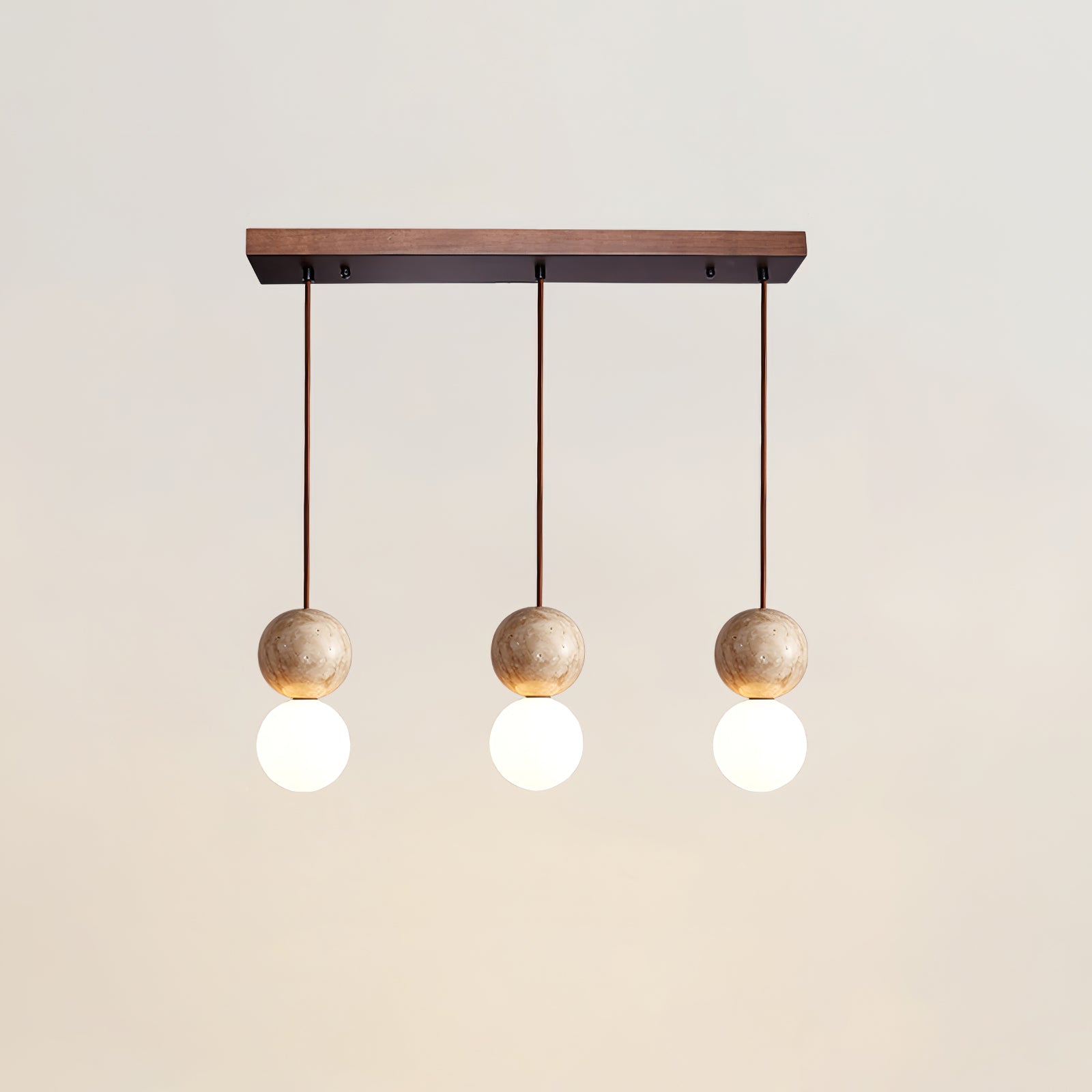 Luna Travertine Pendant Light - Blowlighting
