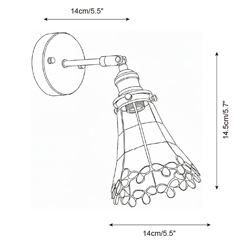 Camoria Modern Metal Wall Light