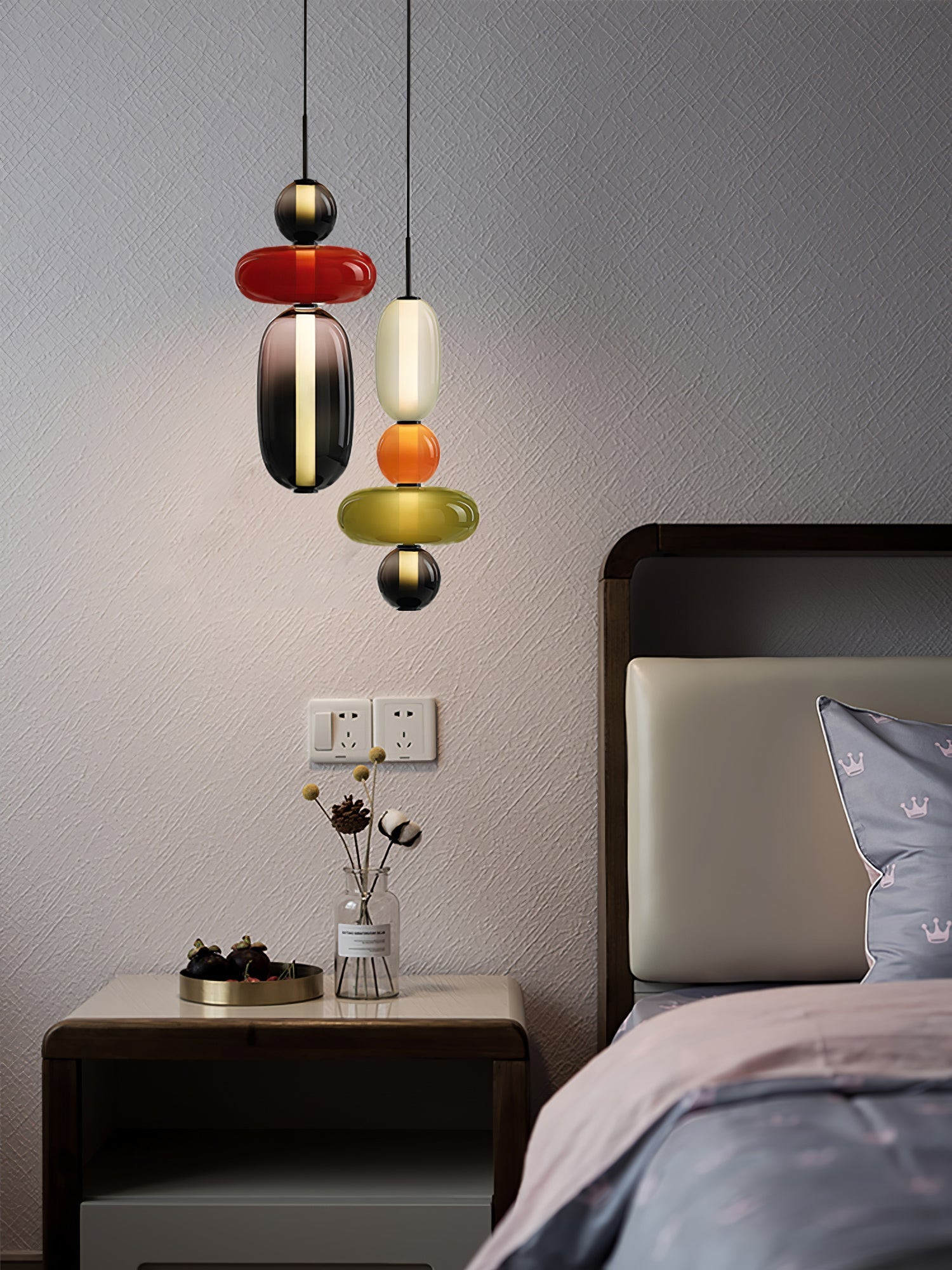 Candied Glass Combo Pendant Light - Blowlighting