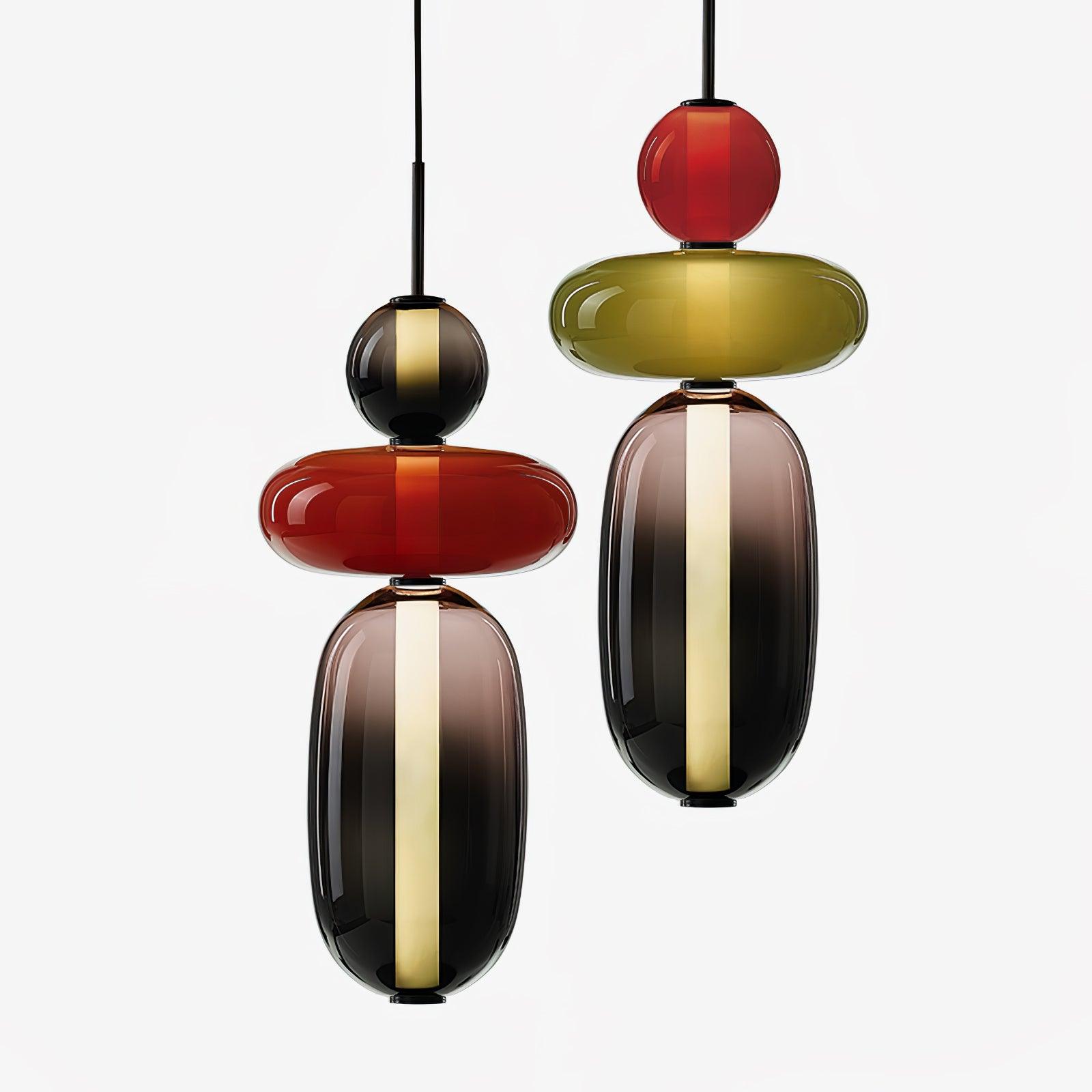 Candied Glass Combo Pendant Light - Blowlighting
