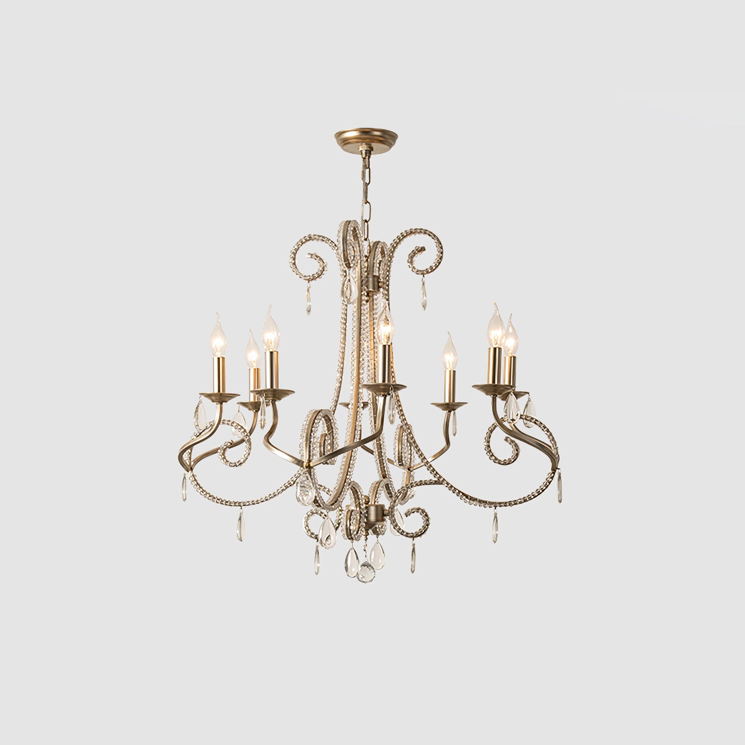 Elysara Crystal Candle Chandelier - Blowlighting