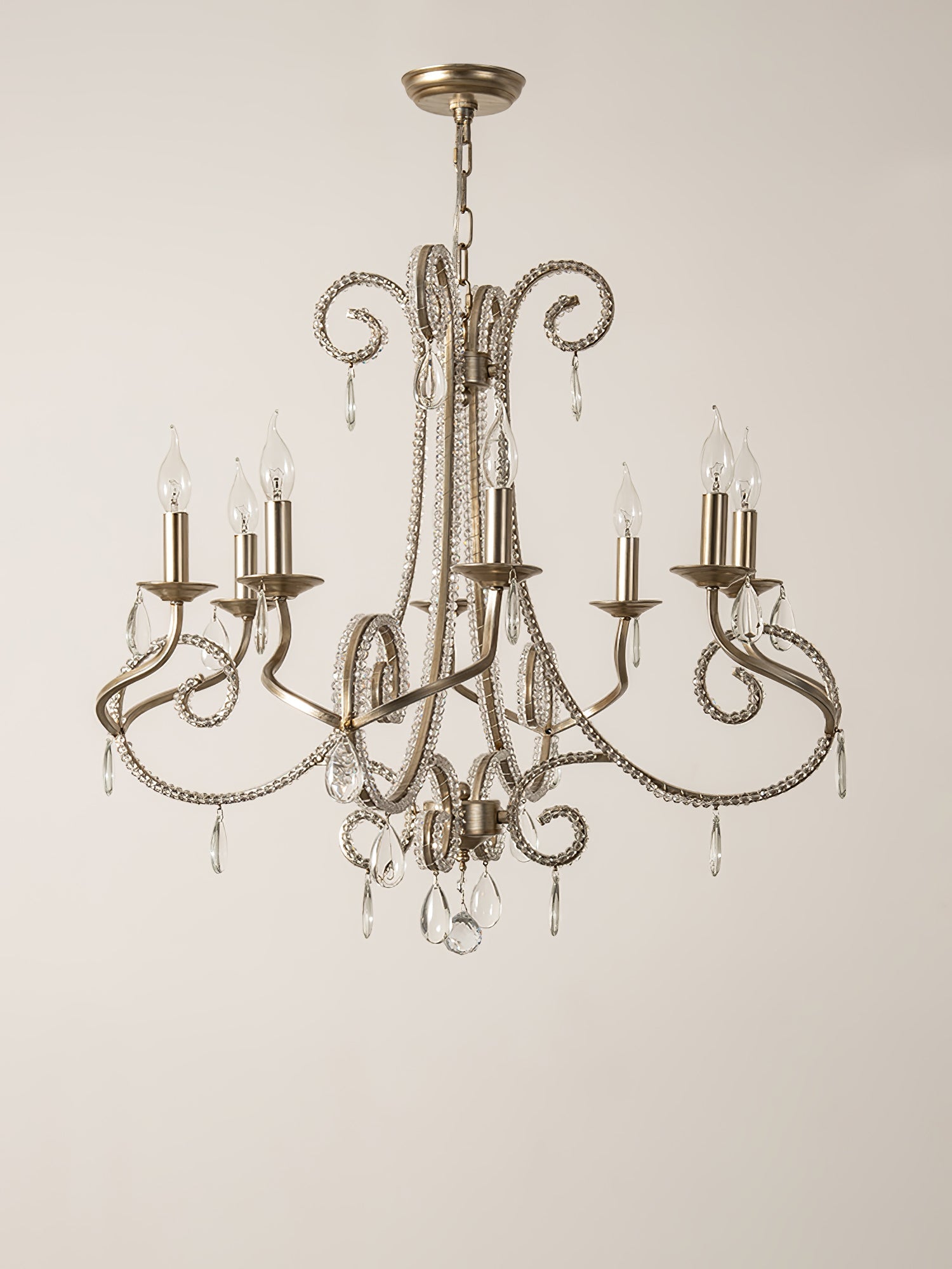 Elysara Crystal Candle Chandelier - Blowlighting