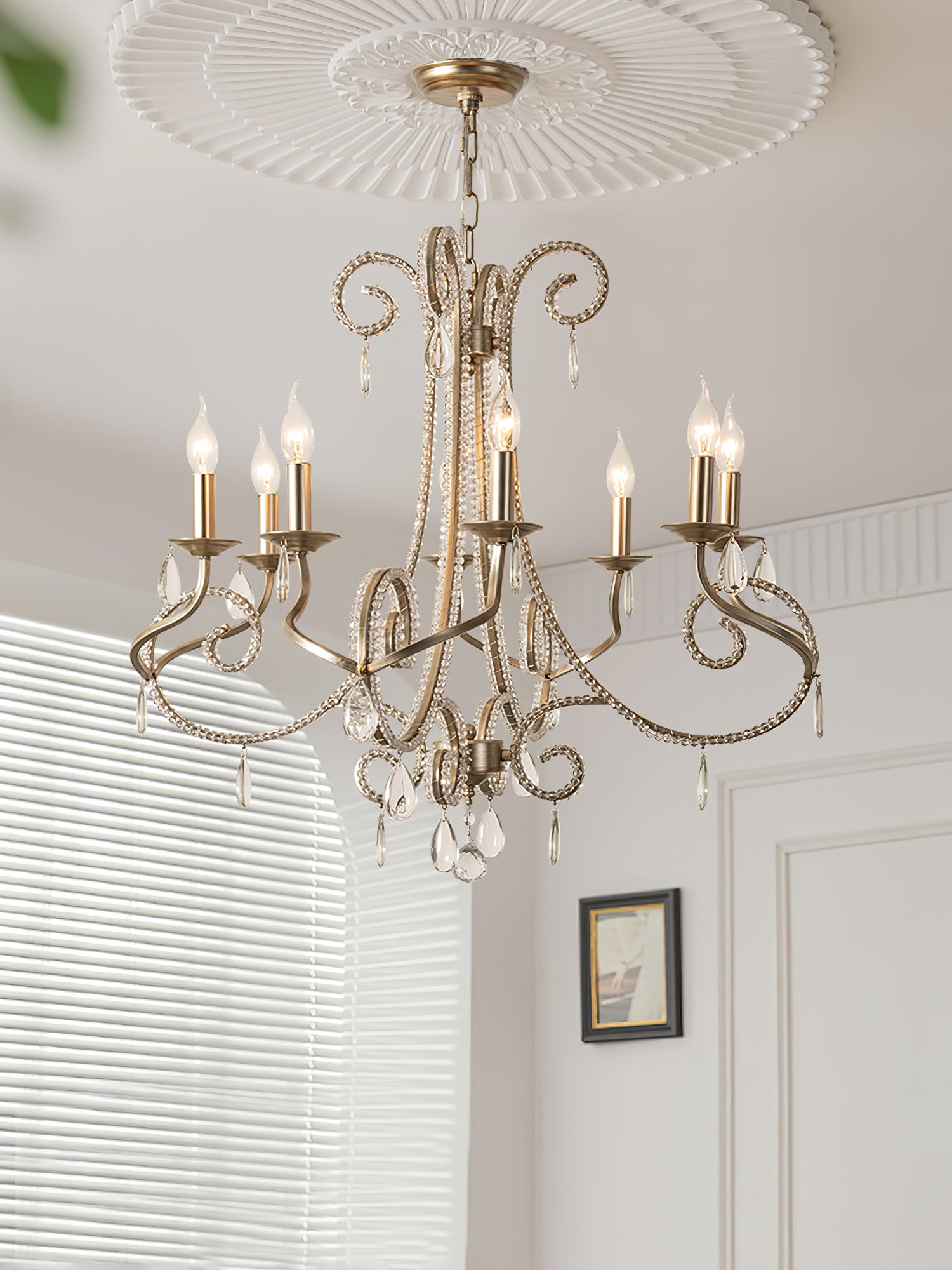 Elysara Crystal Candle Chandelier - Blowlighting