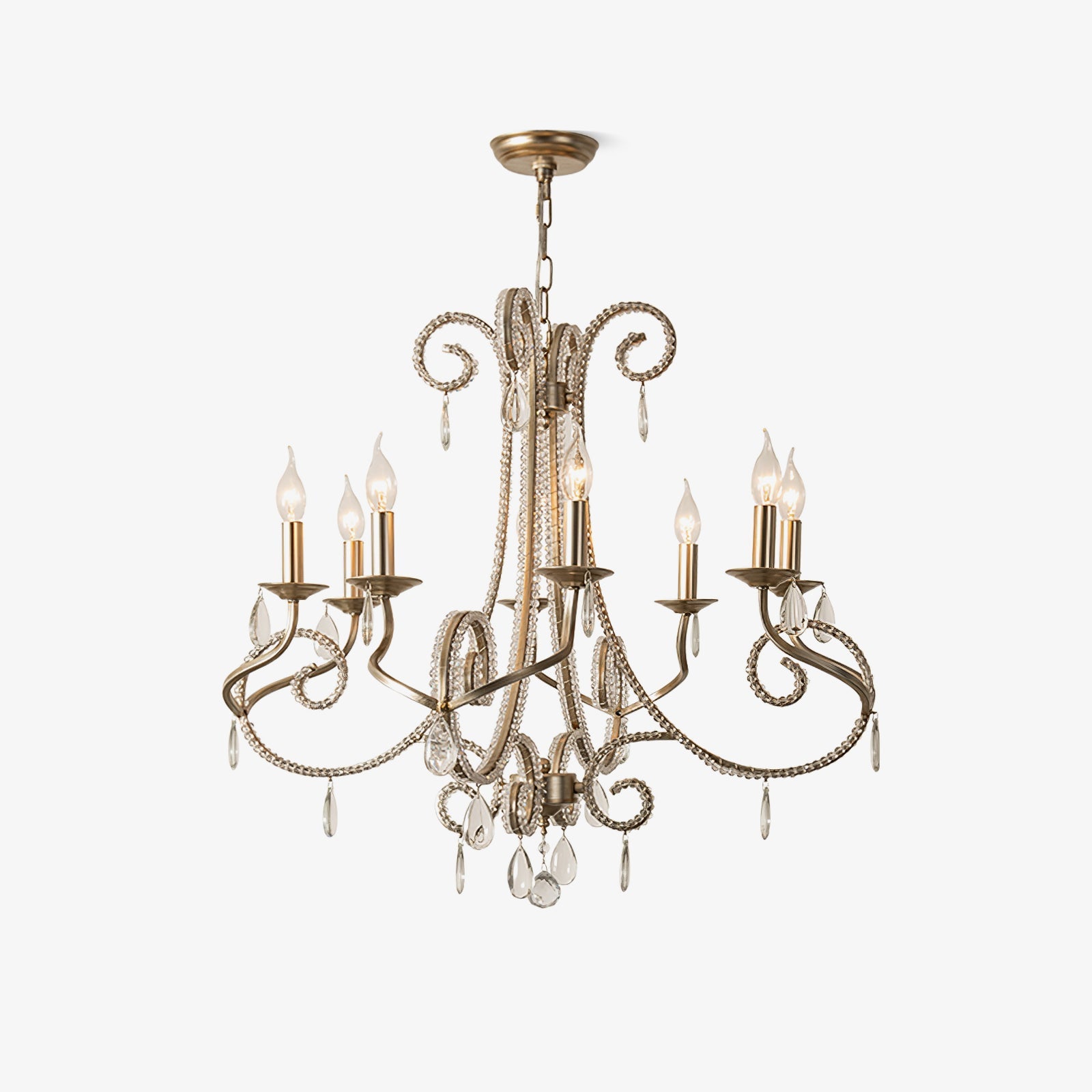 Elysara Crystal Candle Chandelier - Blowlighting