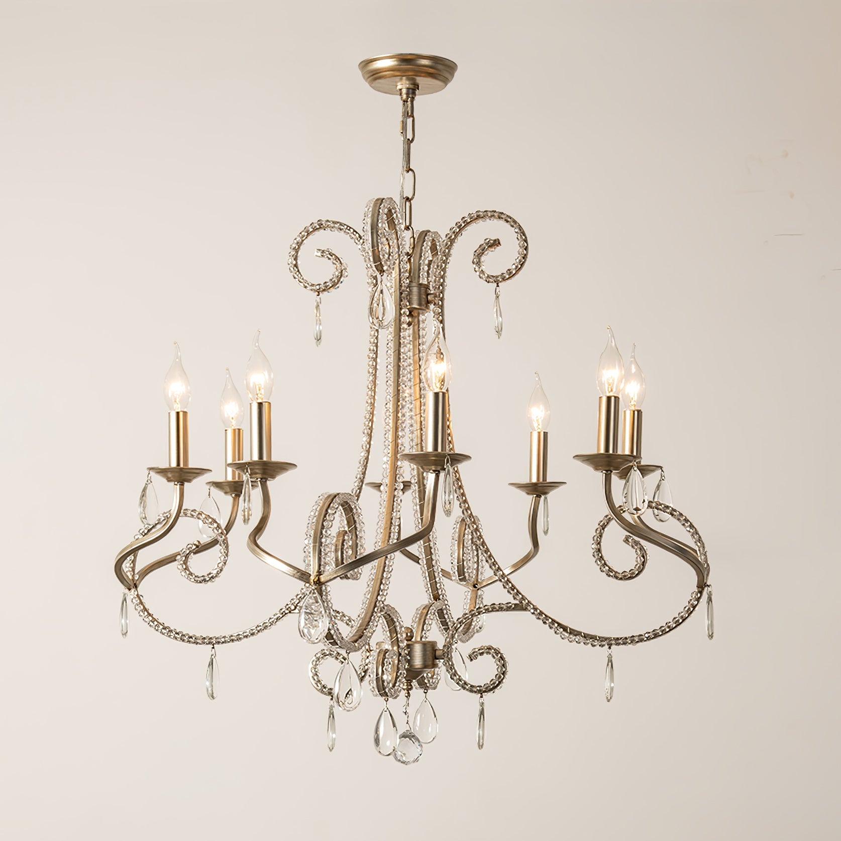 Elysara Crystal Candle Chandelier - Blowlighting