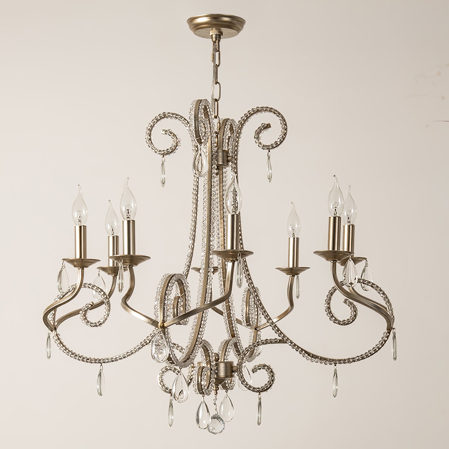 Elysara Crystal Candle Chandelier - Blowlighting