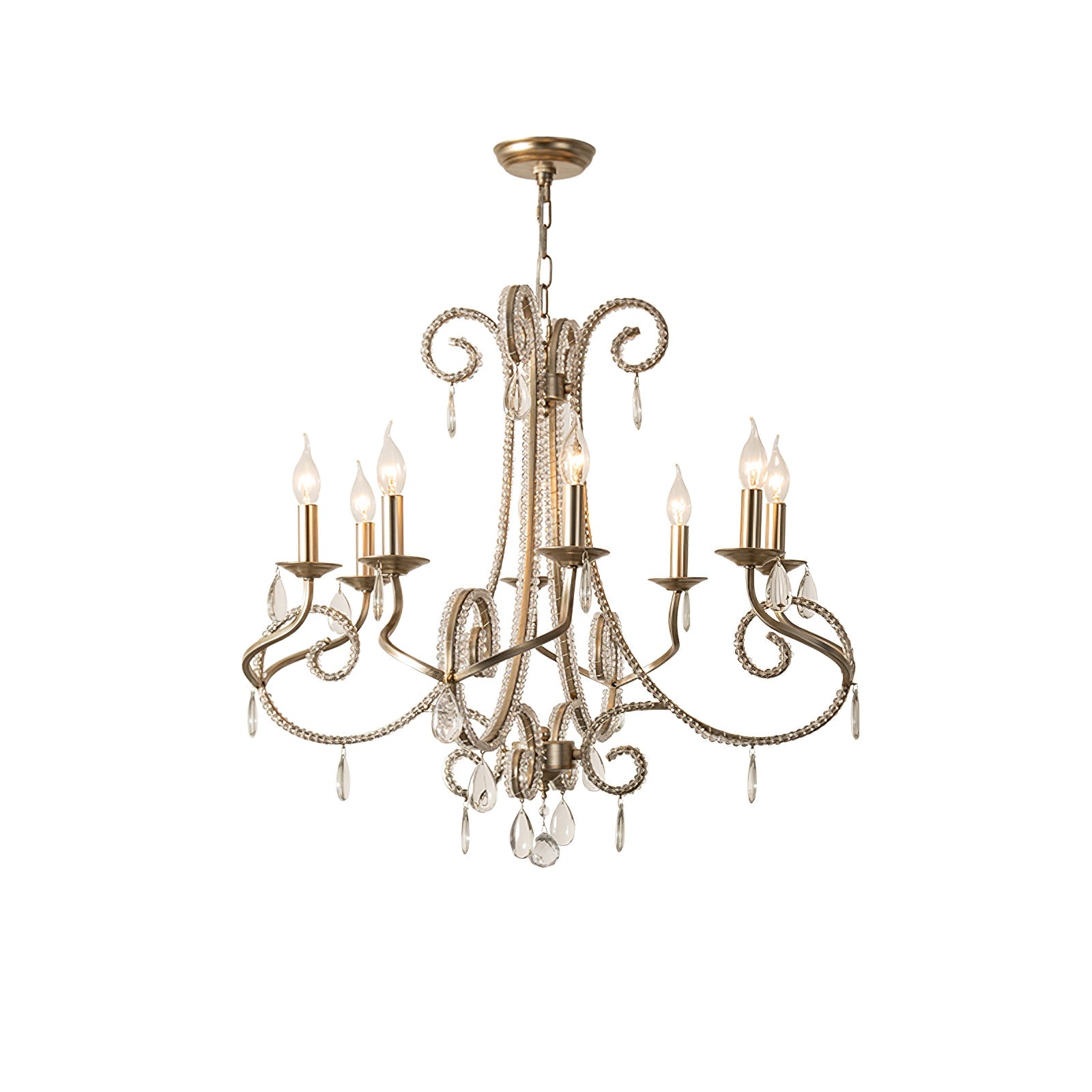 Elysara Crystal Candle Chandelier - Blowlighting