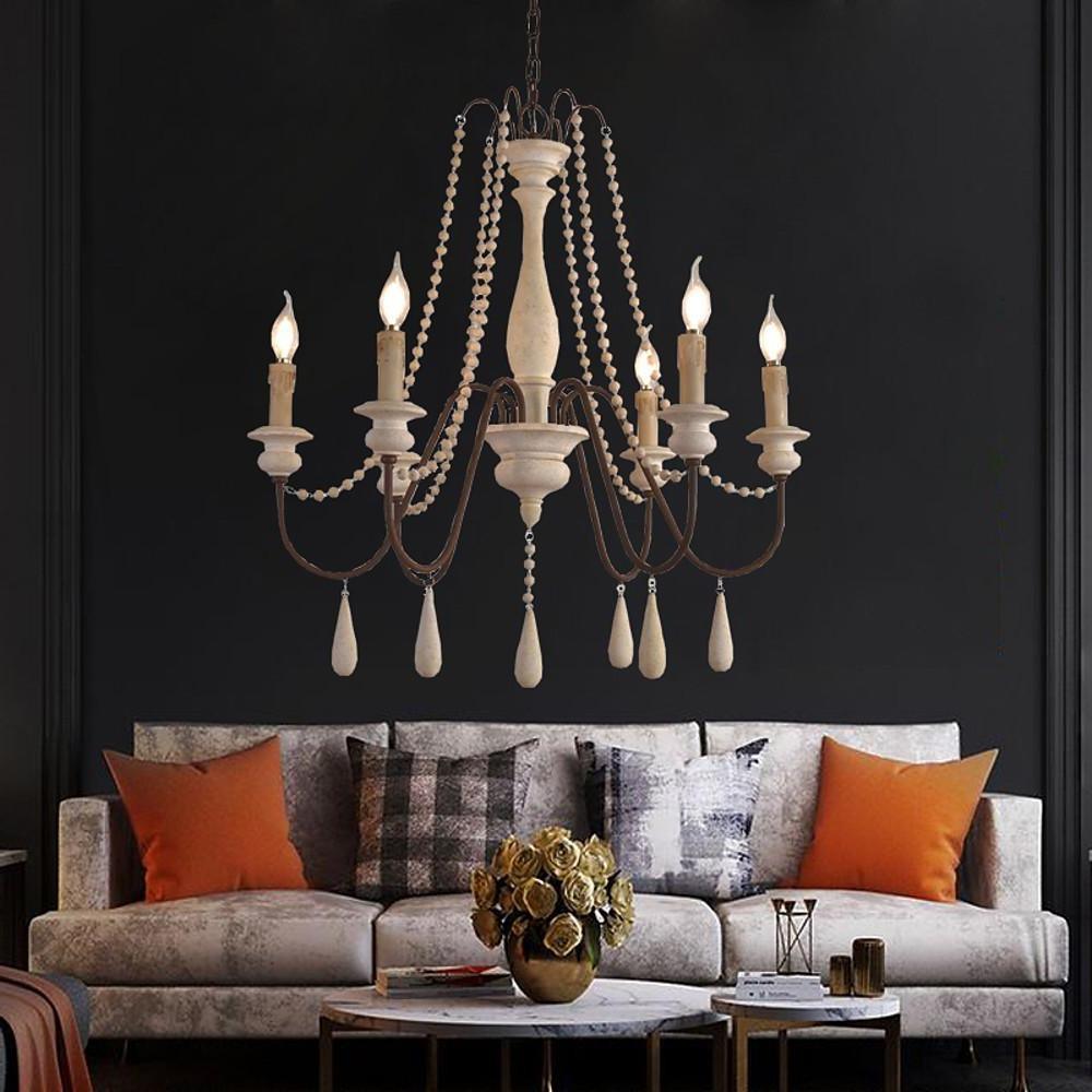 Candle Style Beaded Chandelier - Blowlighting