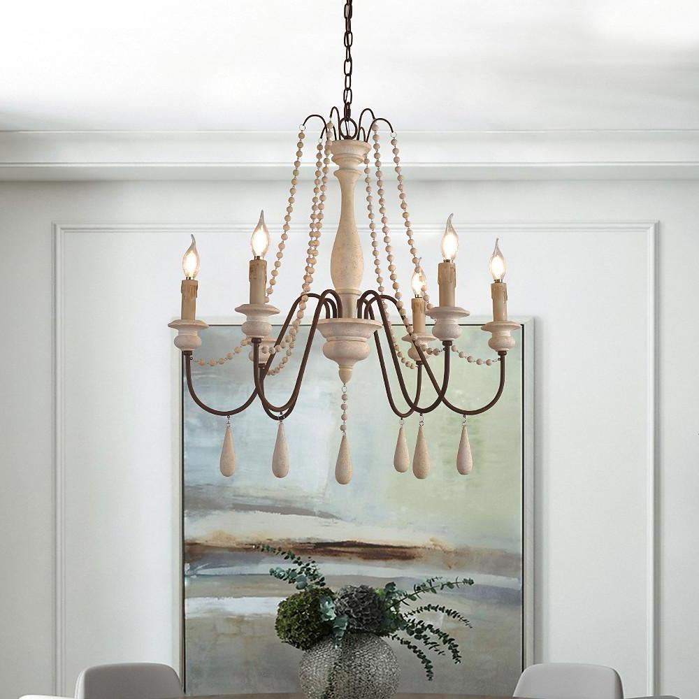 Candle Style Beaded Chandelier - Blowlighting