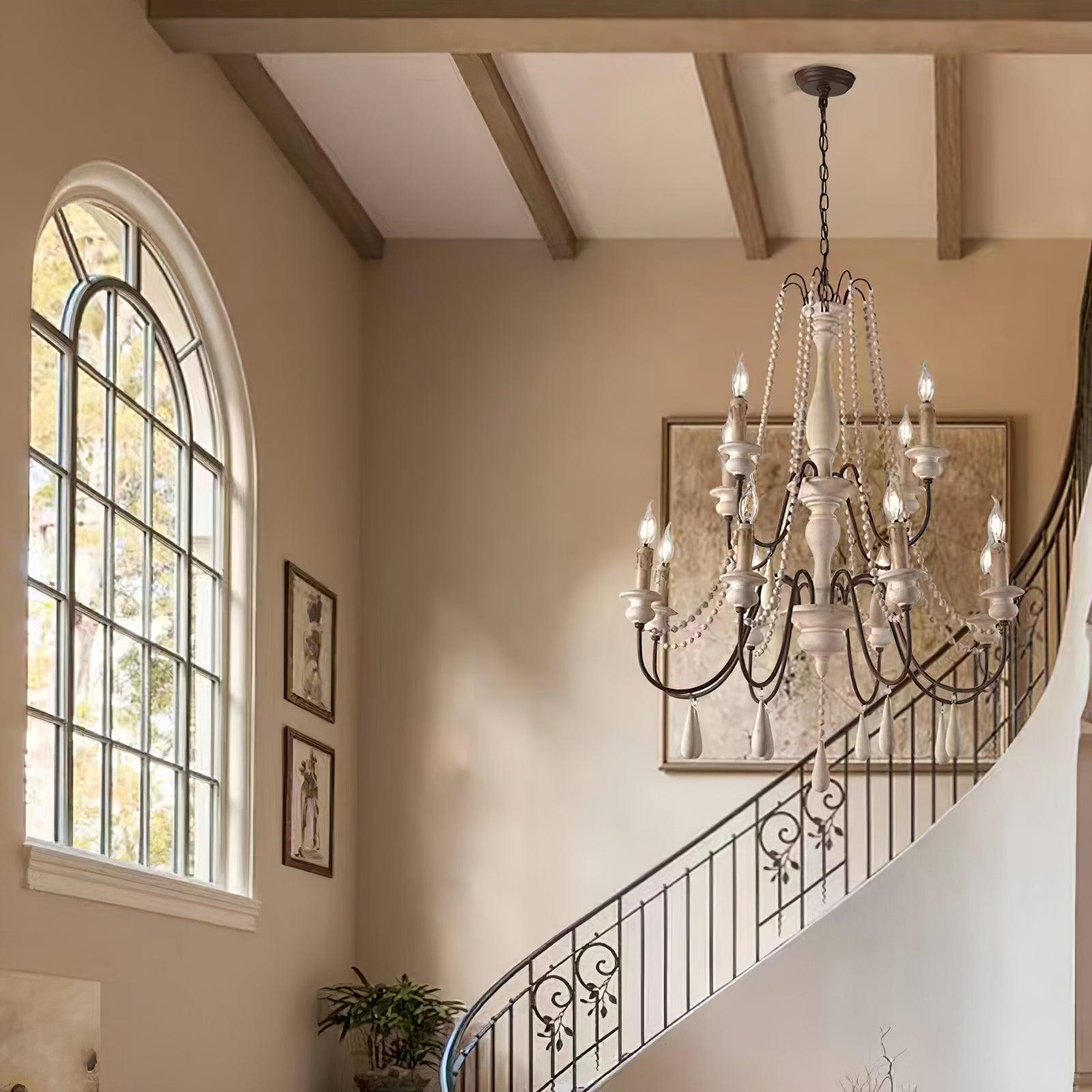 Candle Style Beaded Chandelier - Blowlighting
