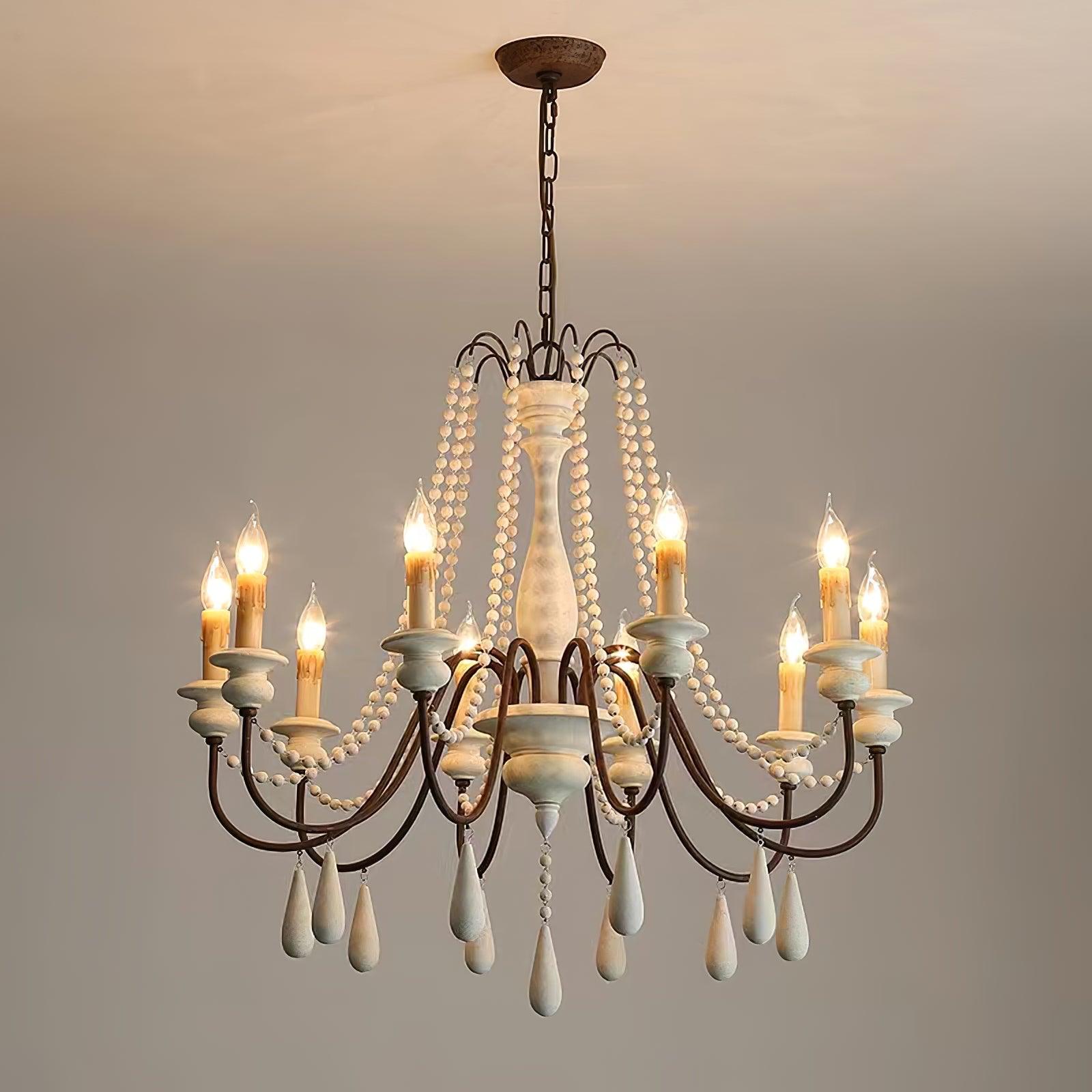 Candle Style Beaded Chandelier - Blowlighting