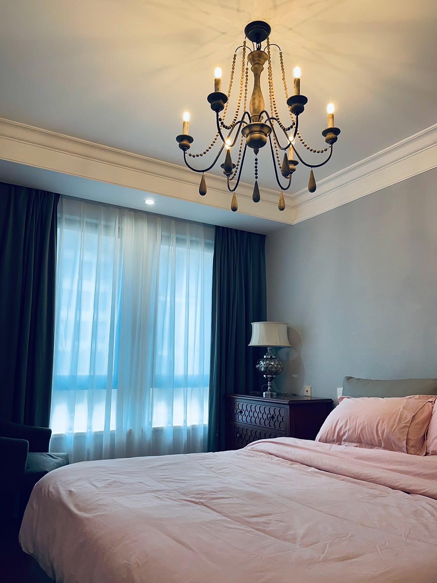 Candle Style Beaded Chandelier - Blowlighting