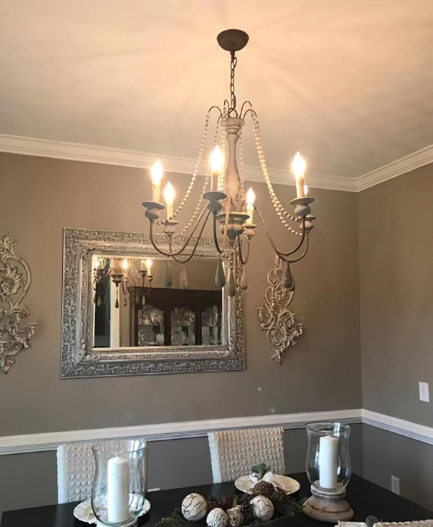 Candle Style Beaded Chandelier - Blowlighting