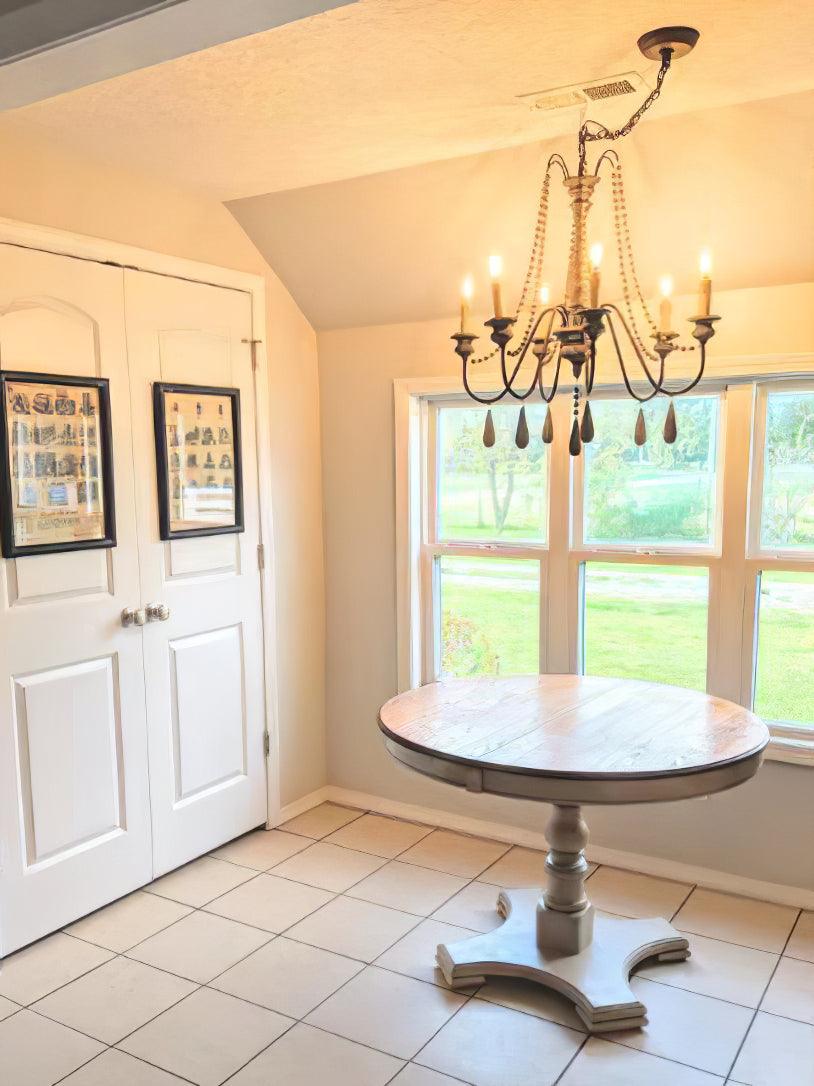 Candle Style Beaded Chandelier - Blowlighting