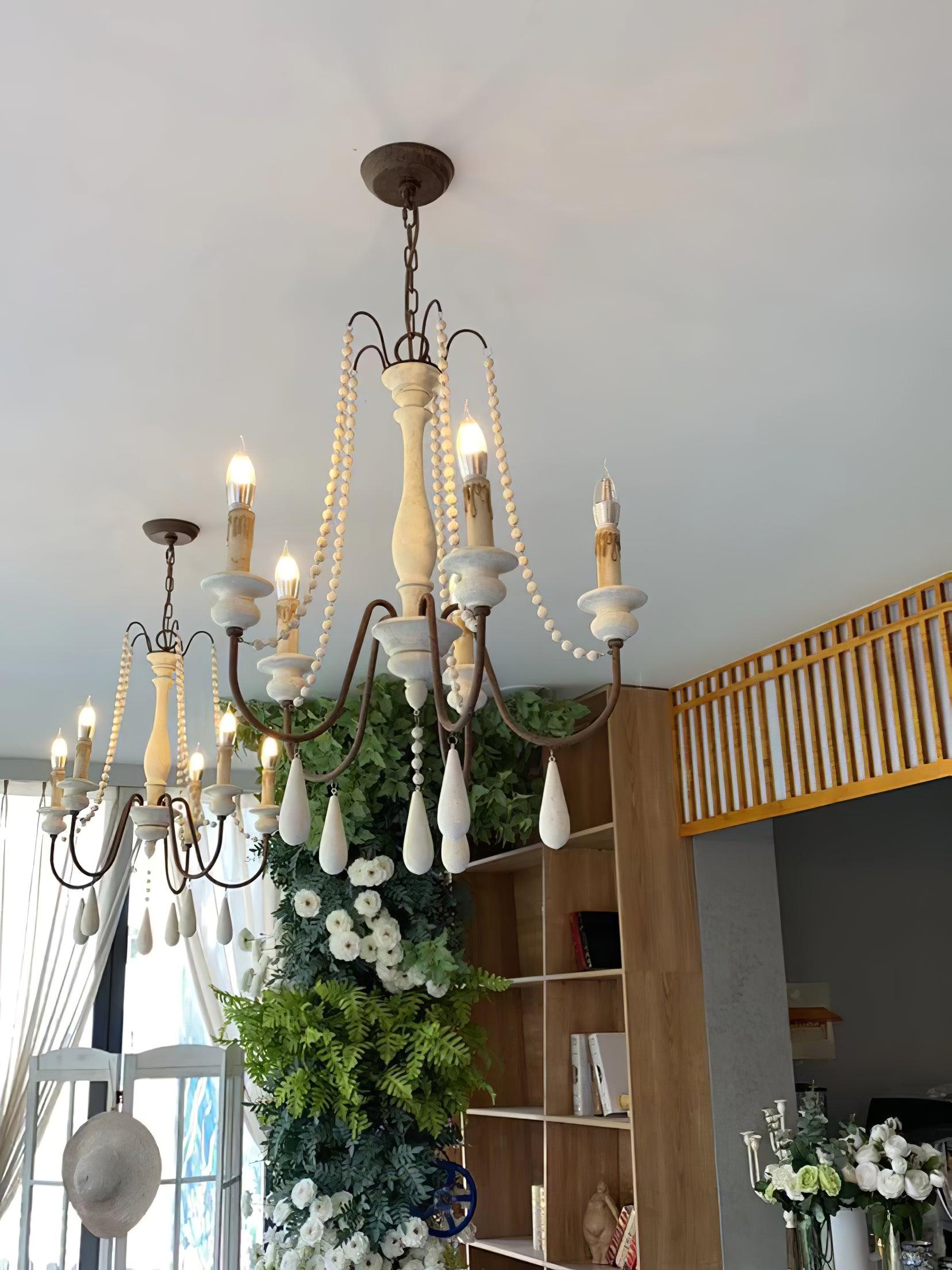 Candle Style Beaded Chandelier - Blowlighting