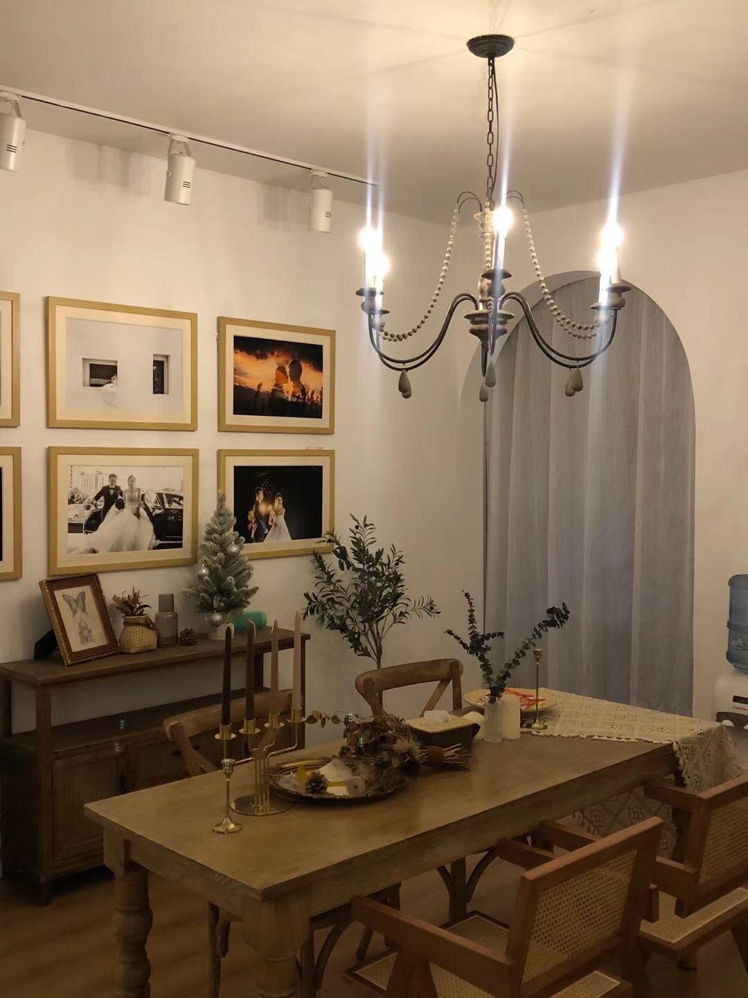 Candle Style Beaded Chandelier - Blowlighting