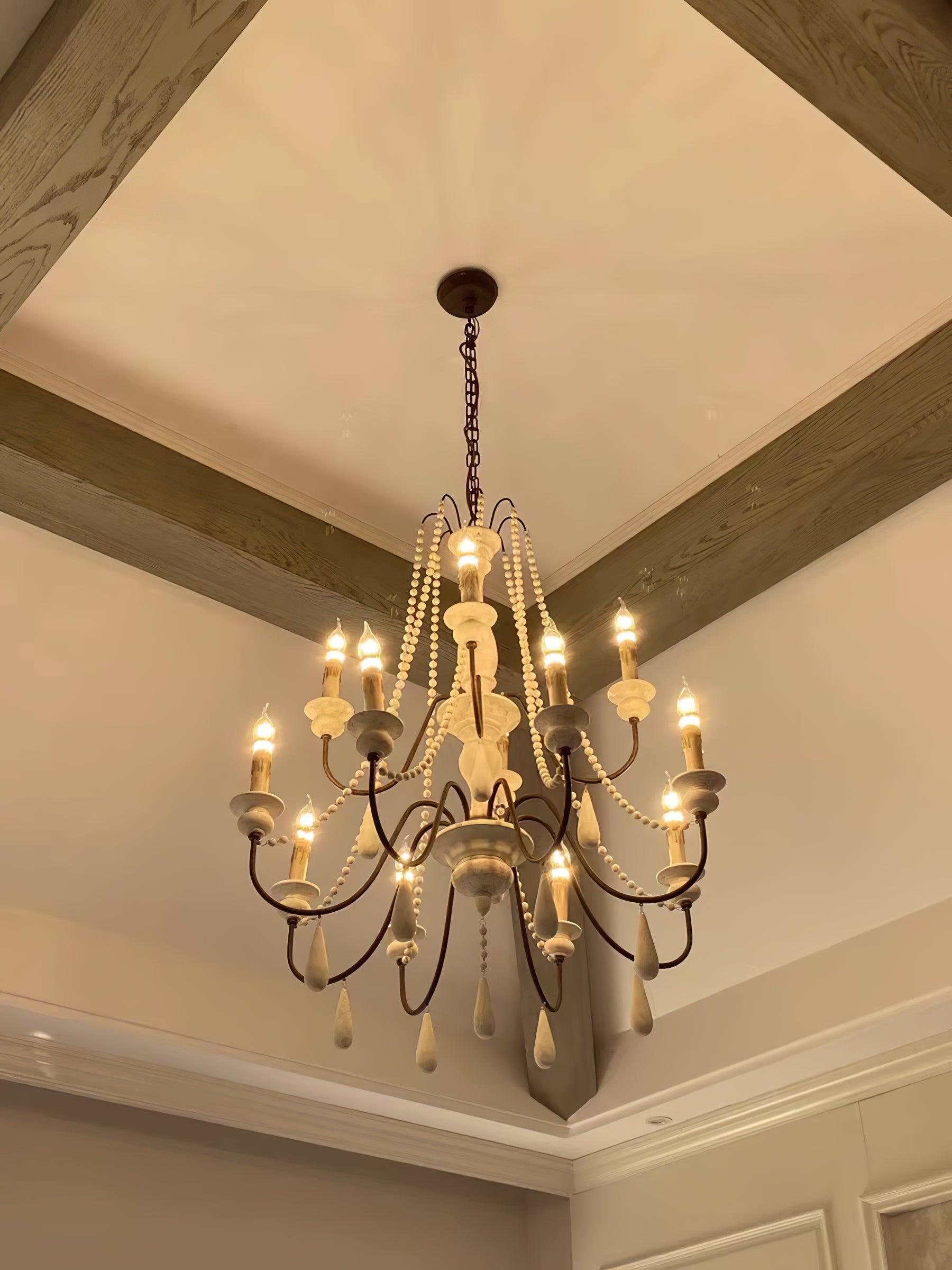Candle Style Beaded Chandelier - Blowlighting