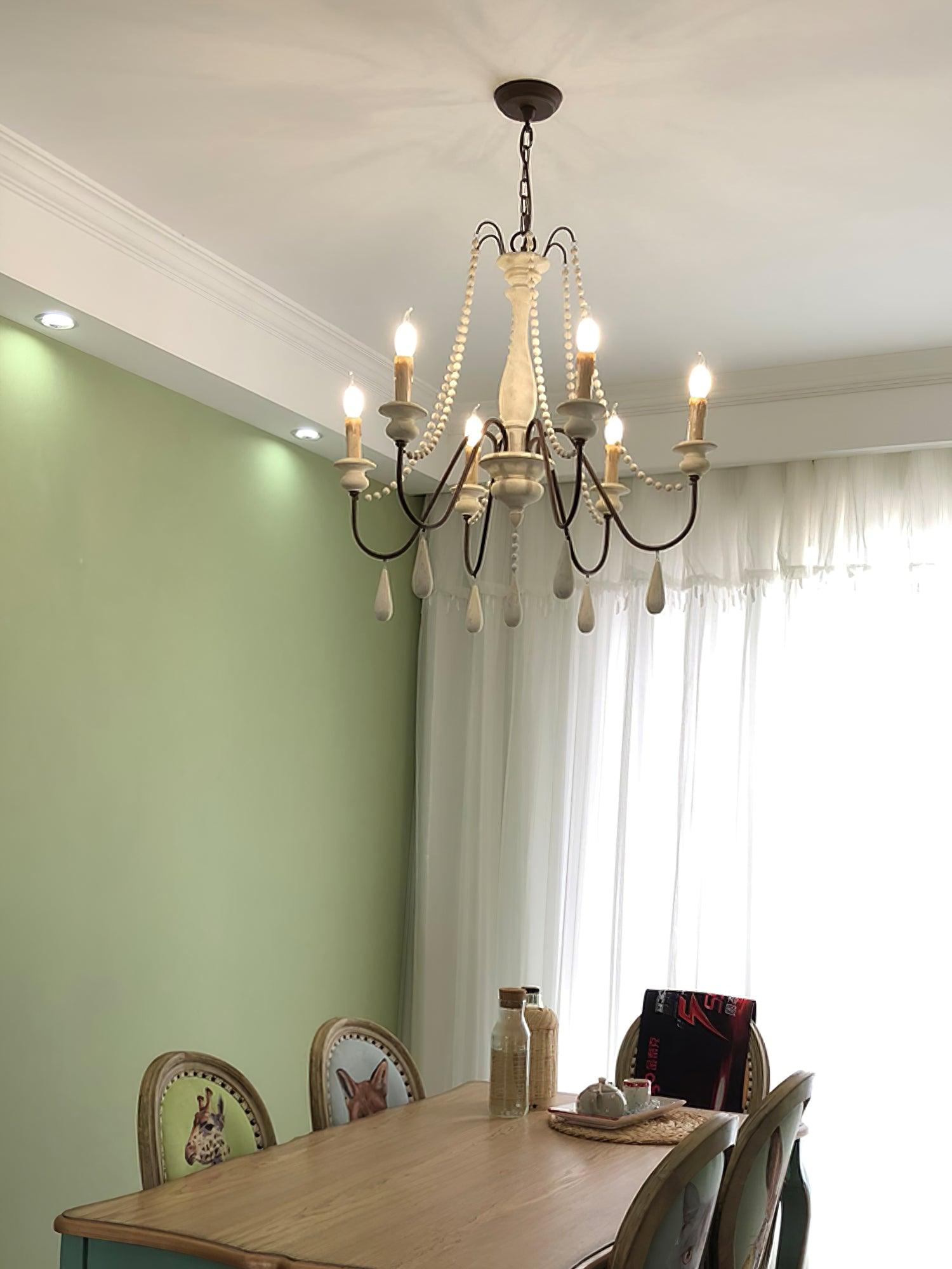 Candle Style Beaded Chandelier - Blowlighting