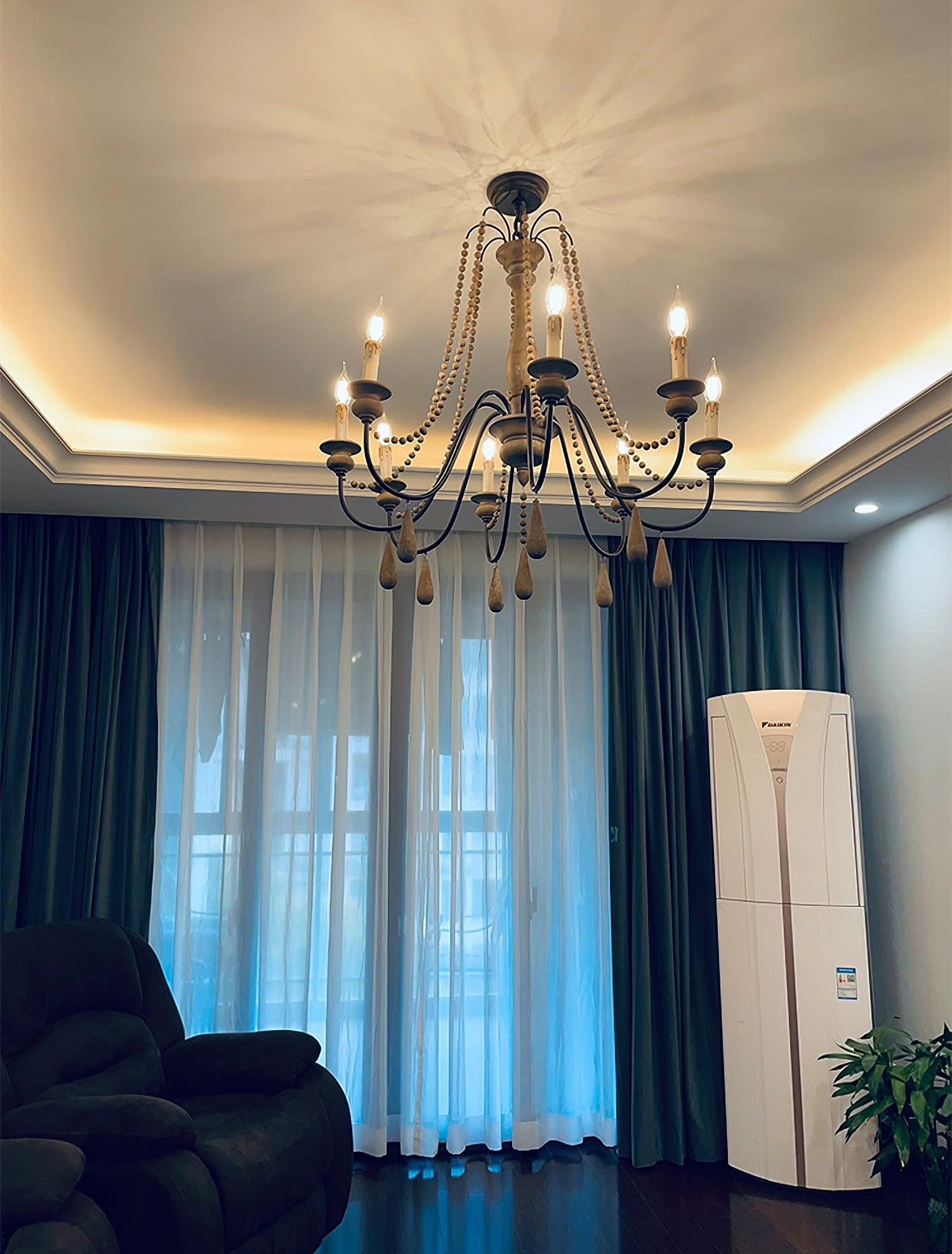 Candle Style Beaded Chandelier - Blowlighting