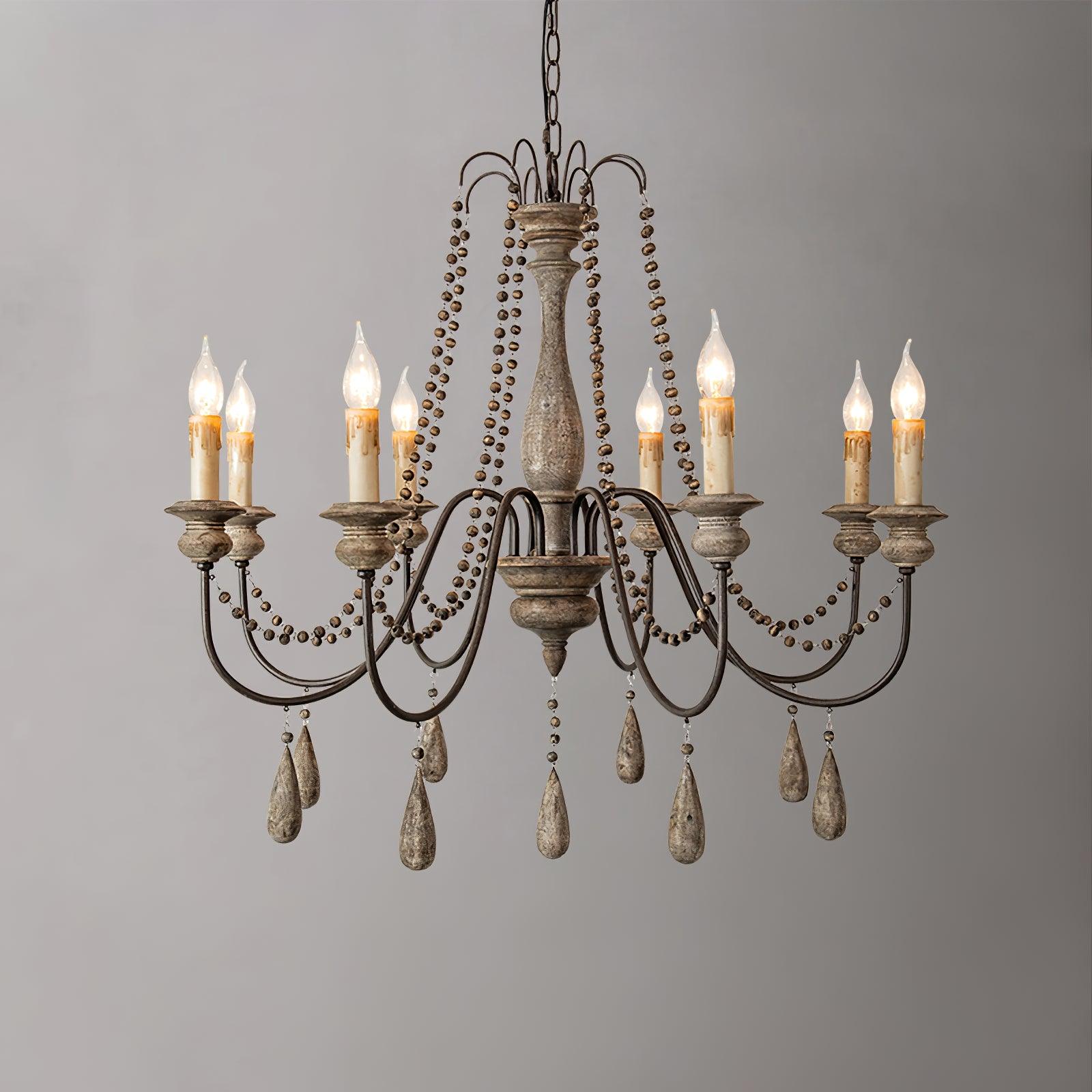 Candle Style Beaded Chandelier - Blowlighting