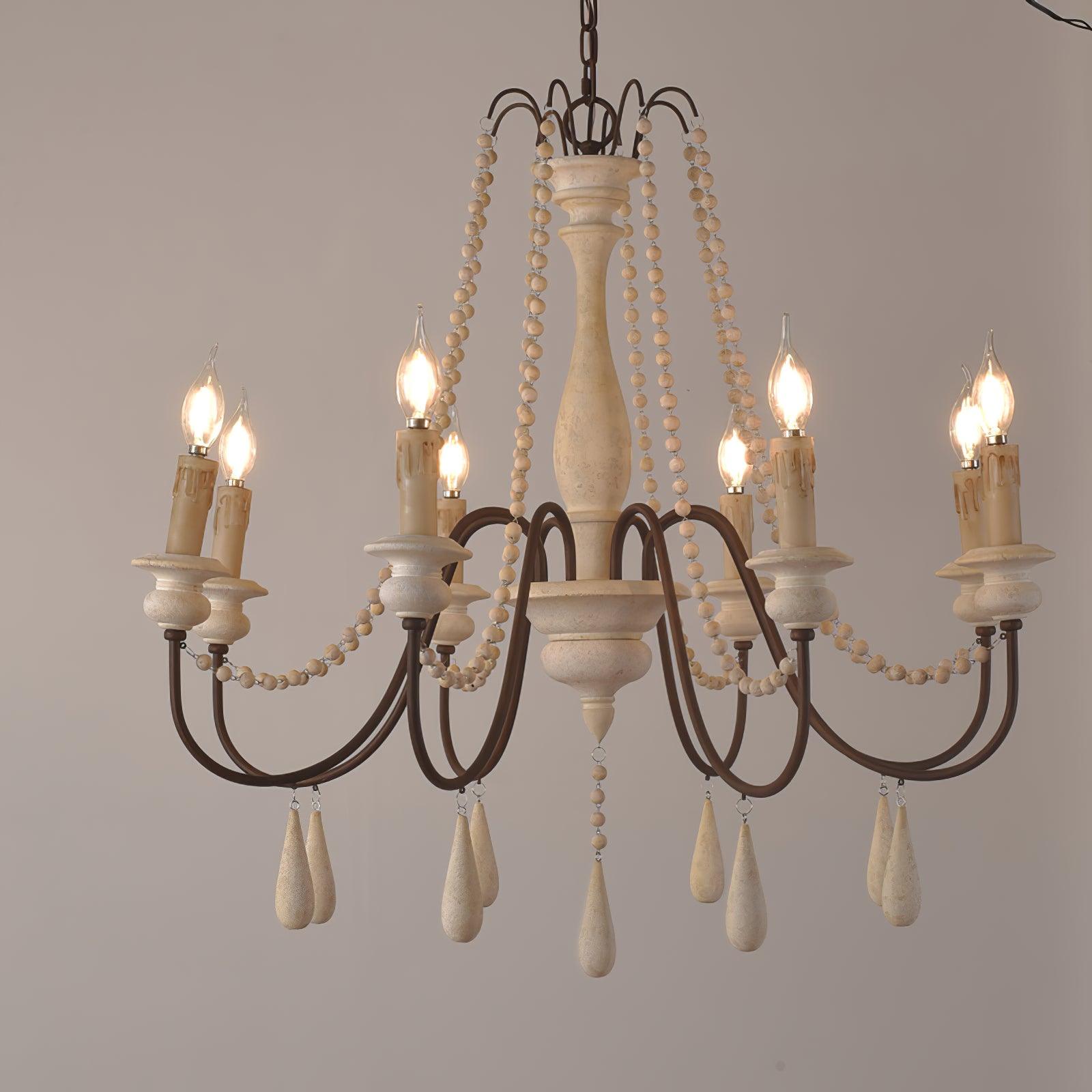Candle Style Beaded Chandelier - Blowlighting