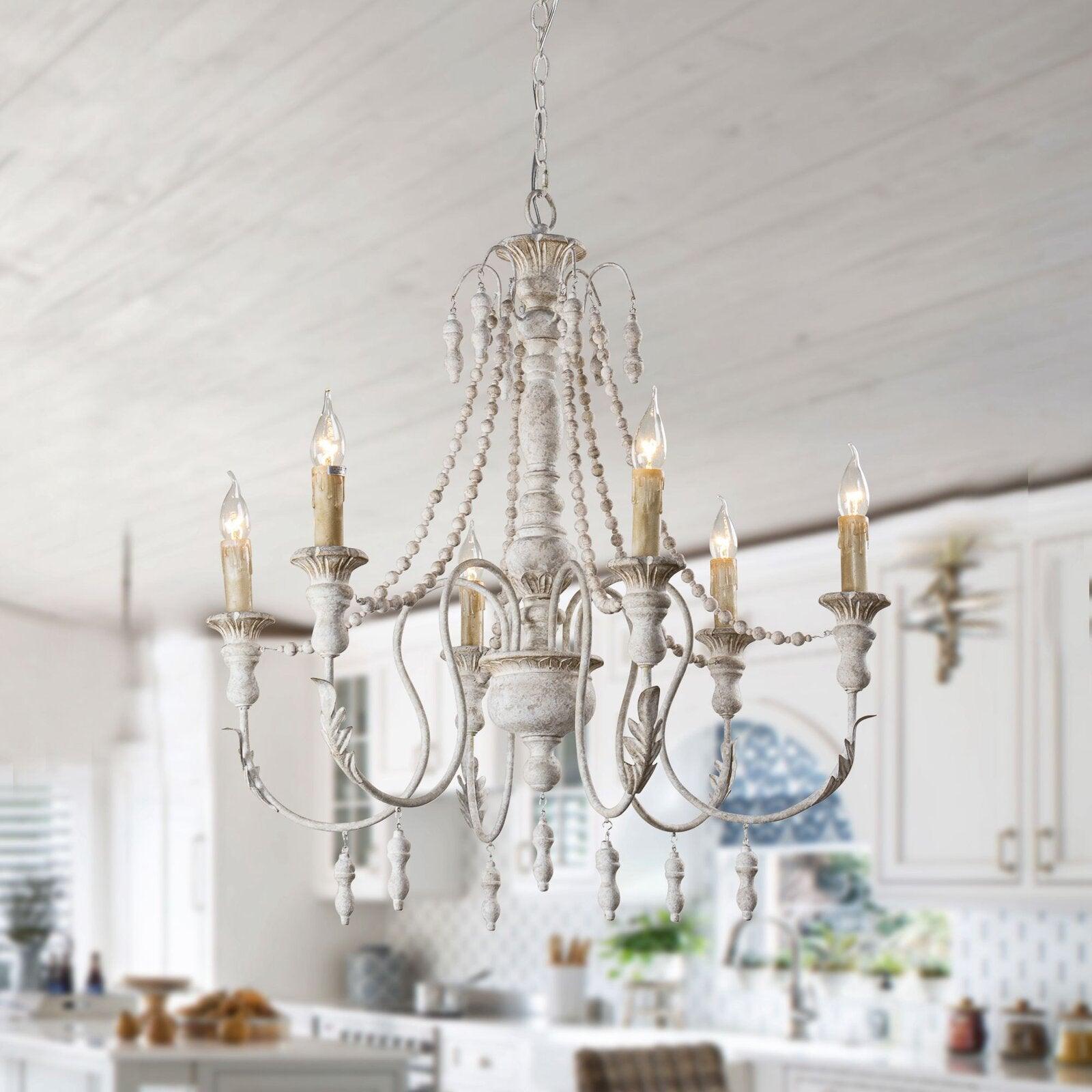 Candle Style Beaded Chandelier - Blowlighting