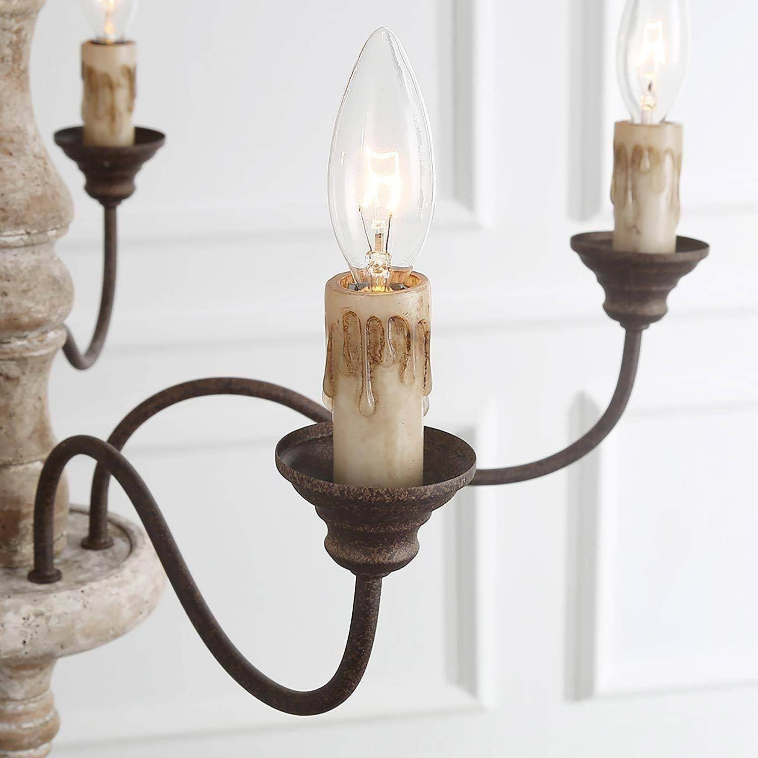 Aurora Chandelier Candlestick Farmhouse Rustic - Blowlighting