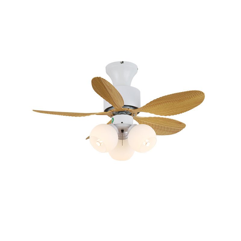 Liora Colorful Glass Ceiling Fan Light - Blowlighting