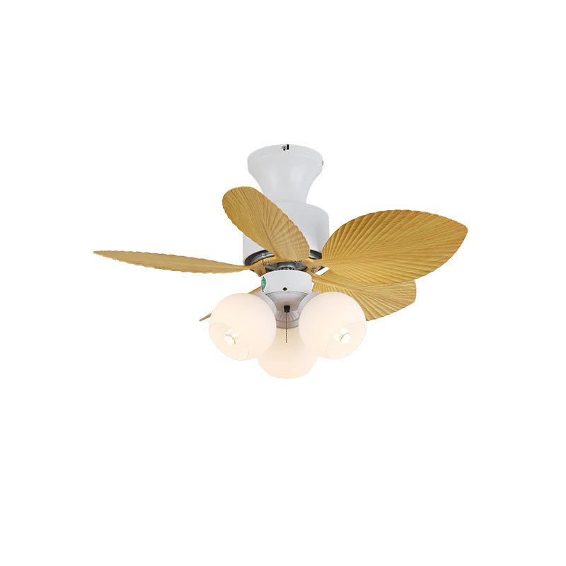 Liora Colorful Glass Ceiling Fan Light - Blowlighting
