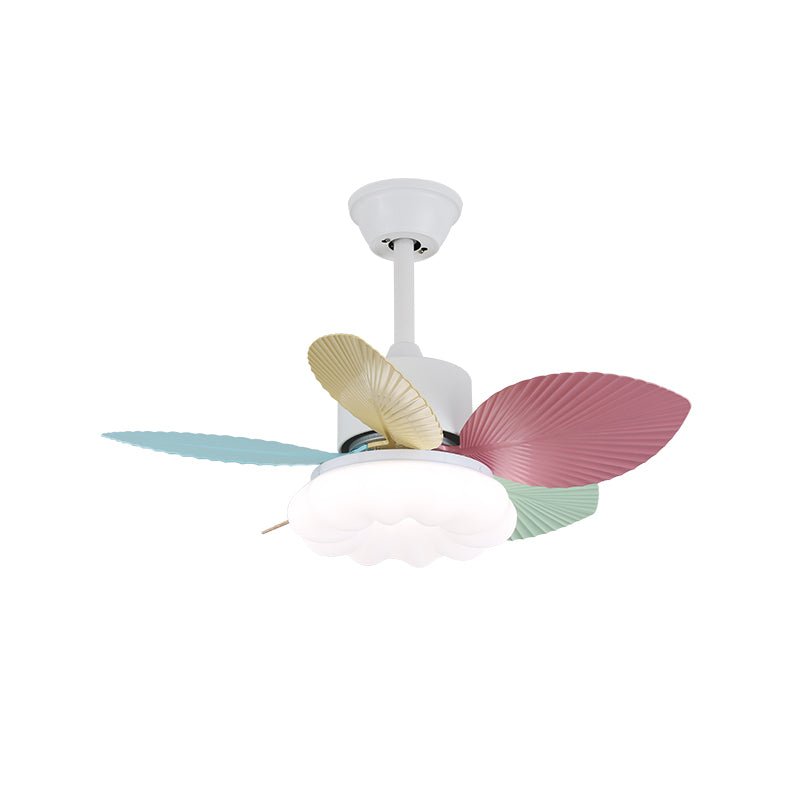 Liora Colorful Glass Ceiling Fan Light - Blowlighting