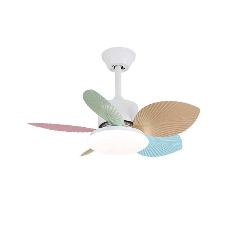 Liora Colorful Glass Ceiling Fan Light - Blowlighting