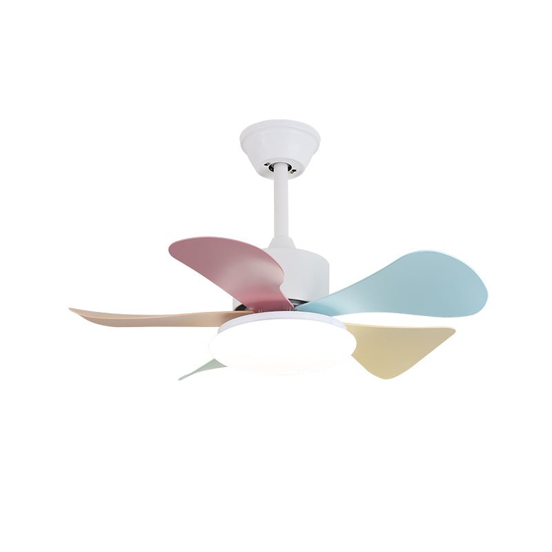 Liora Colorful Glass Ceiling Fan Light - Blowlighting