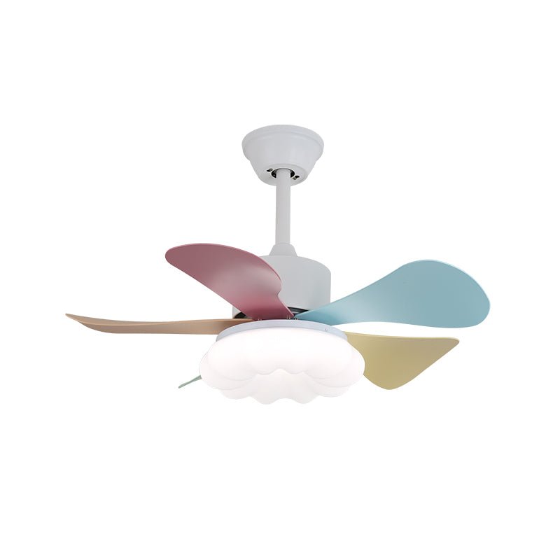 Liora Colorful Glass Ceiling Fan Light - Blowlighting