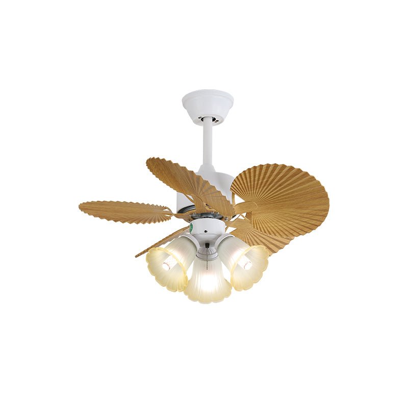 Liora Colorful Glass Ceiling Fan Light - Blowlighting