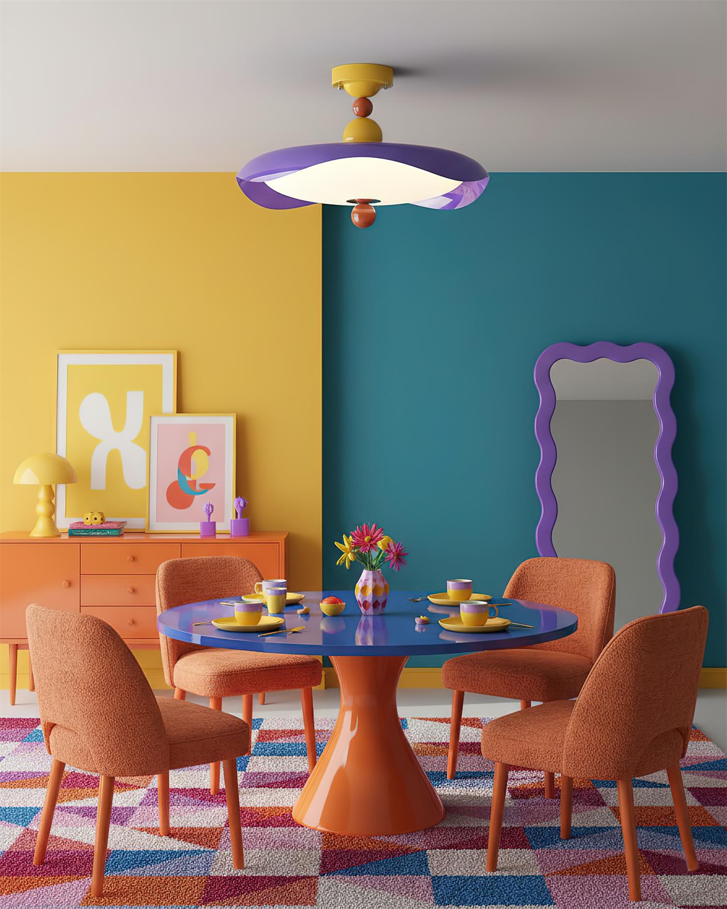 Candy Modern Metal Pop Ceiling Light