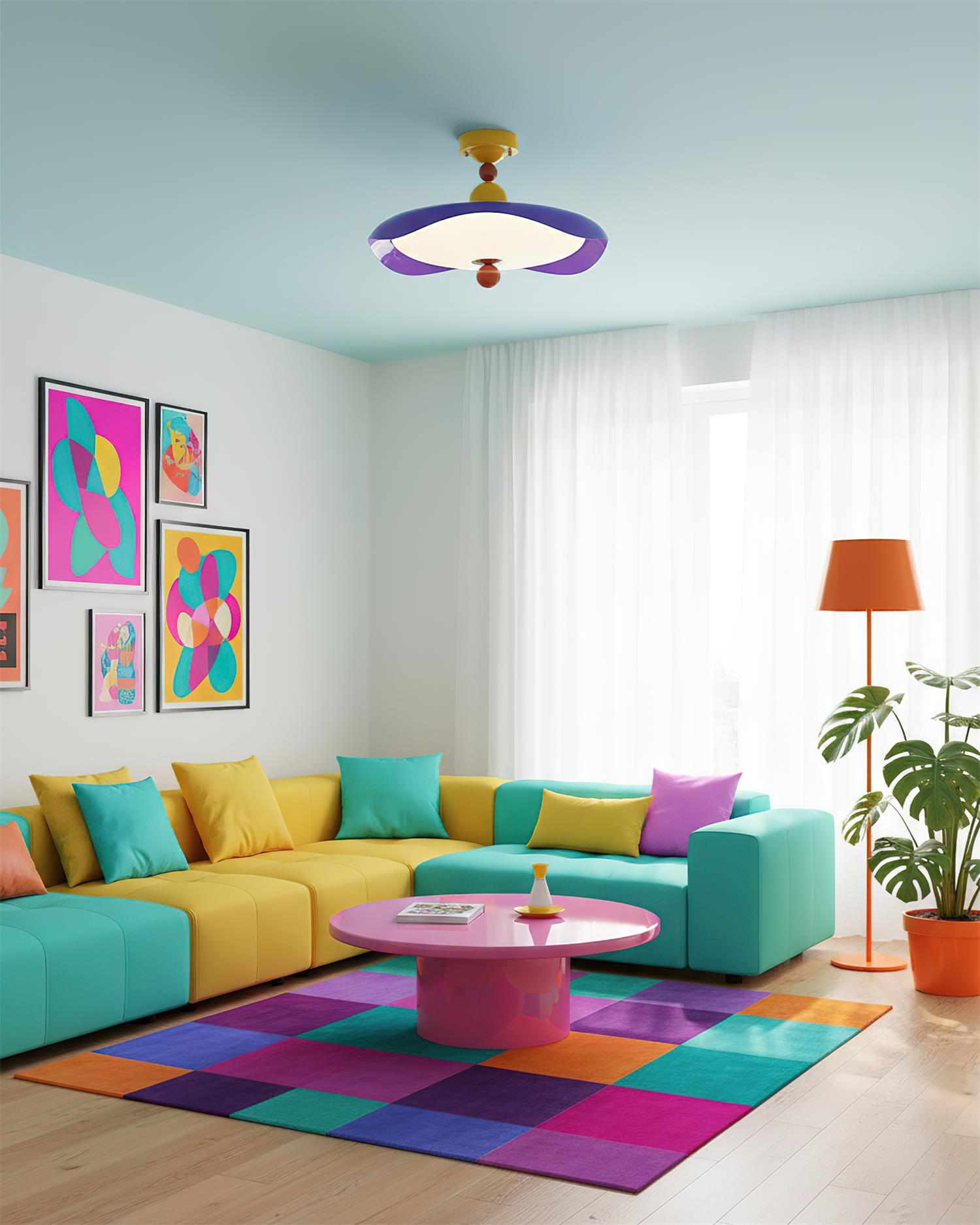 Candy Modern Metal Pop Ceiling Light
