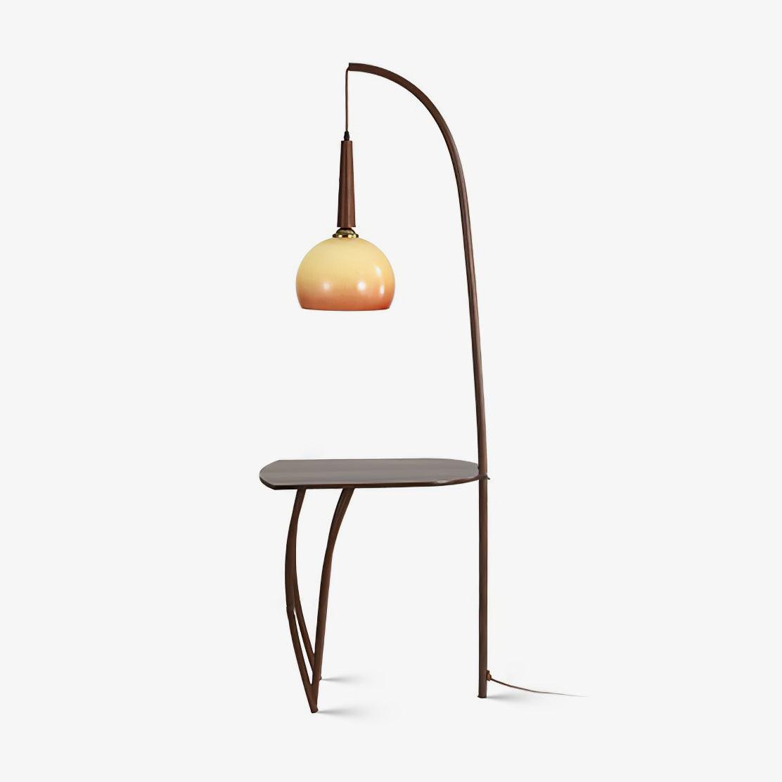 Cantilever Wood Accent Floor Lamp - Blowlighting