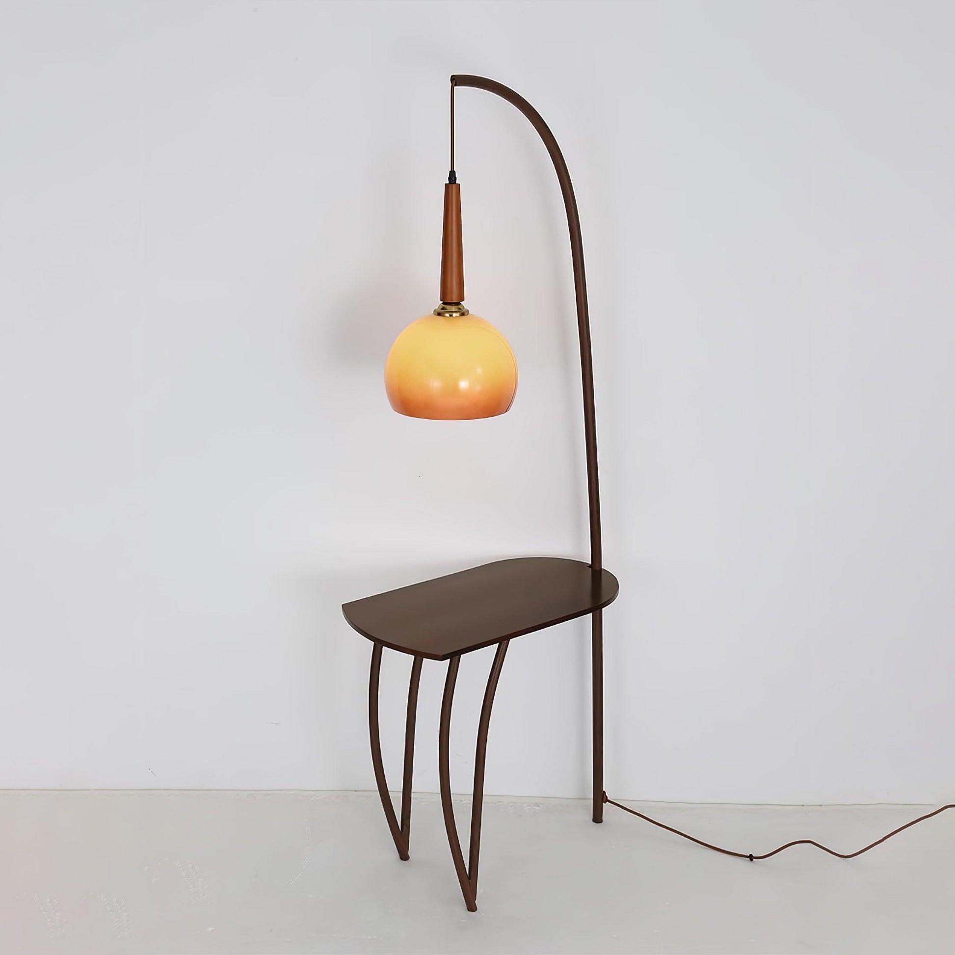 Cantilever Wood Accent Floor Lamp - Blowlighting