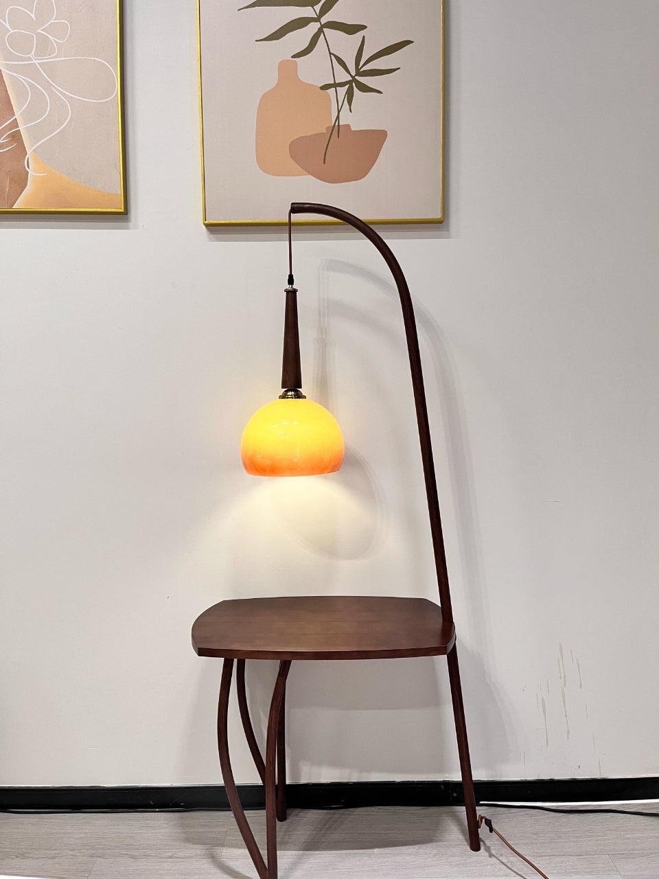 Cantilever Wood Accent Floor Lamp - Blowlighting